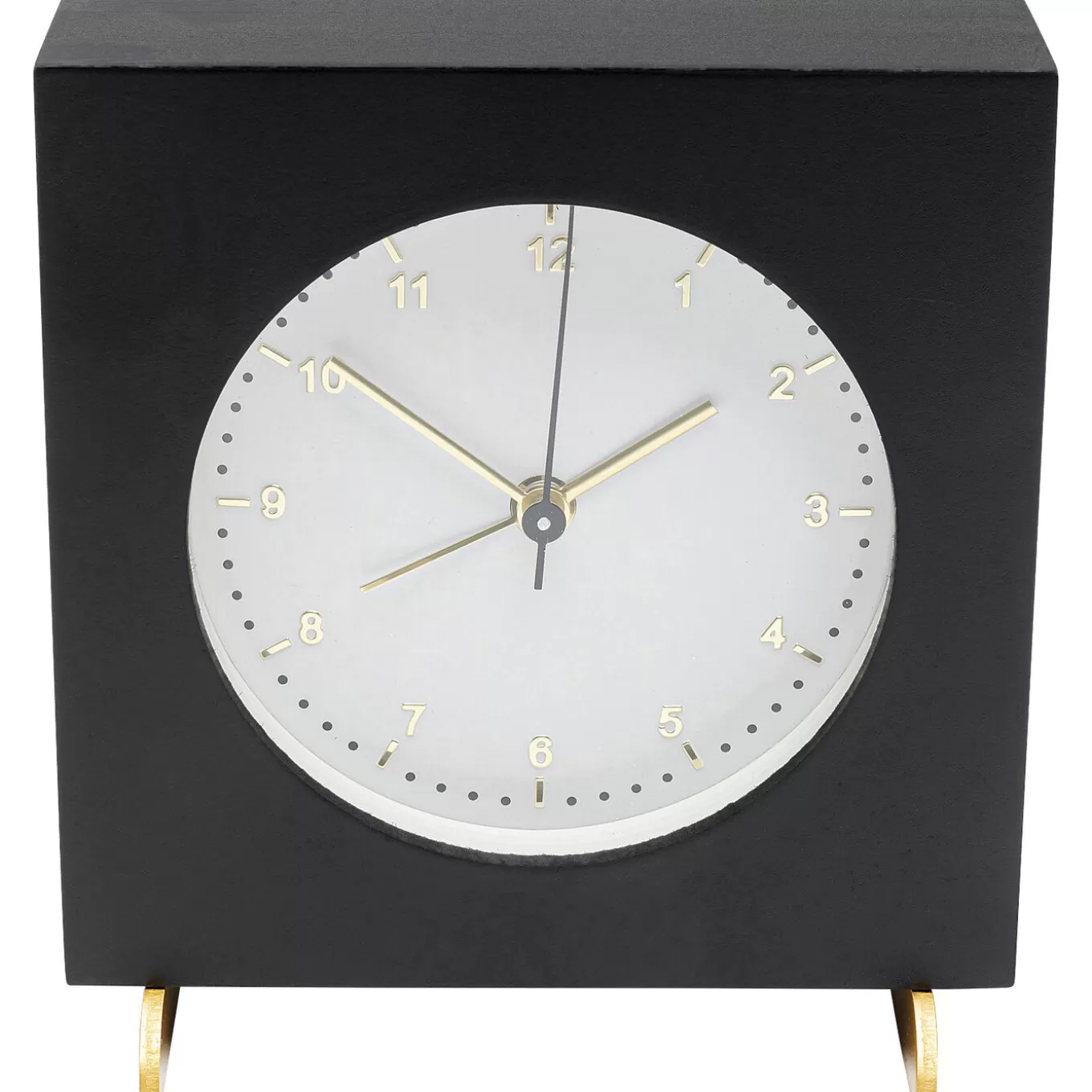 Alarm Clock Kian Black 12X13Cm^KARE Design Shop