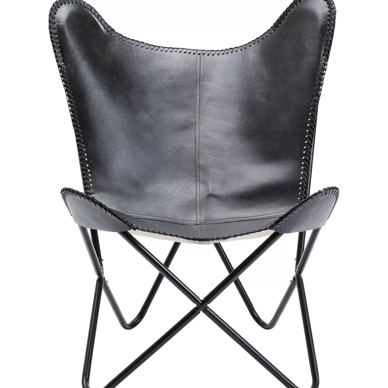 Armchair California Leather Black^KARE Design Store