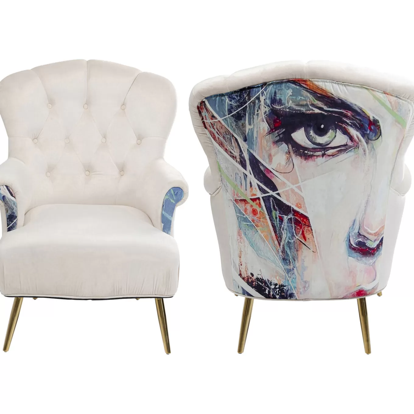 Armchair Portrait Cream^KARE Design Cheap