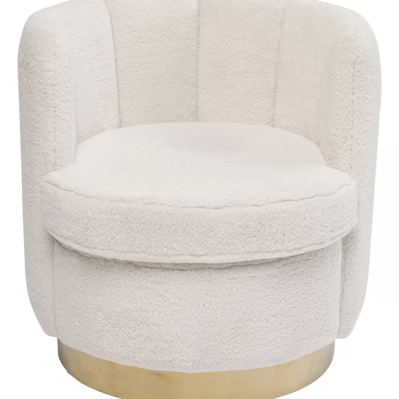 Armchair Silhouette Fur White^KARE Design Online