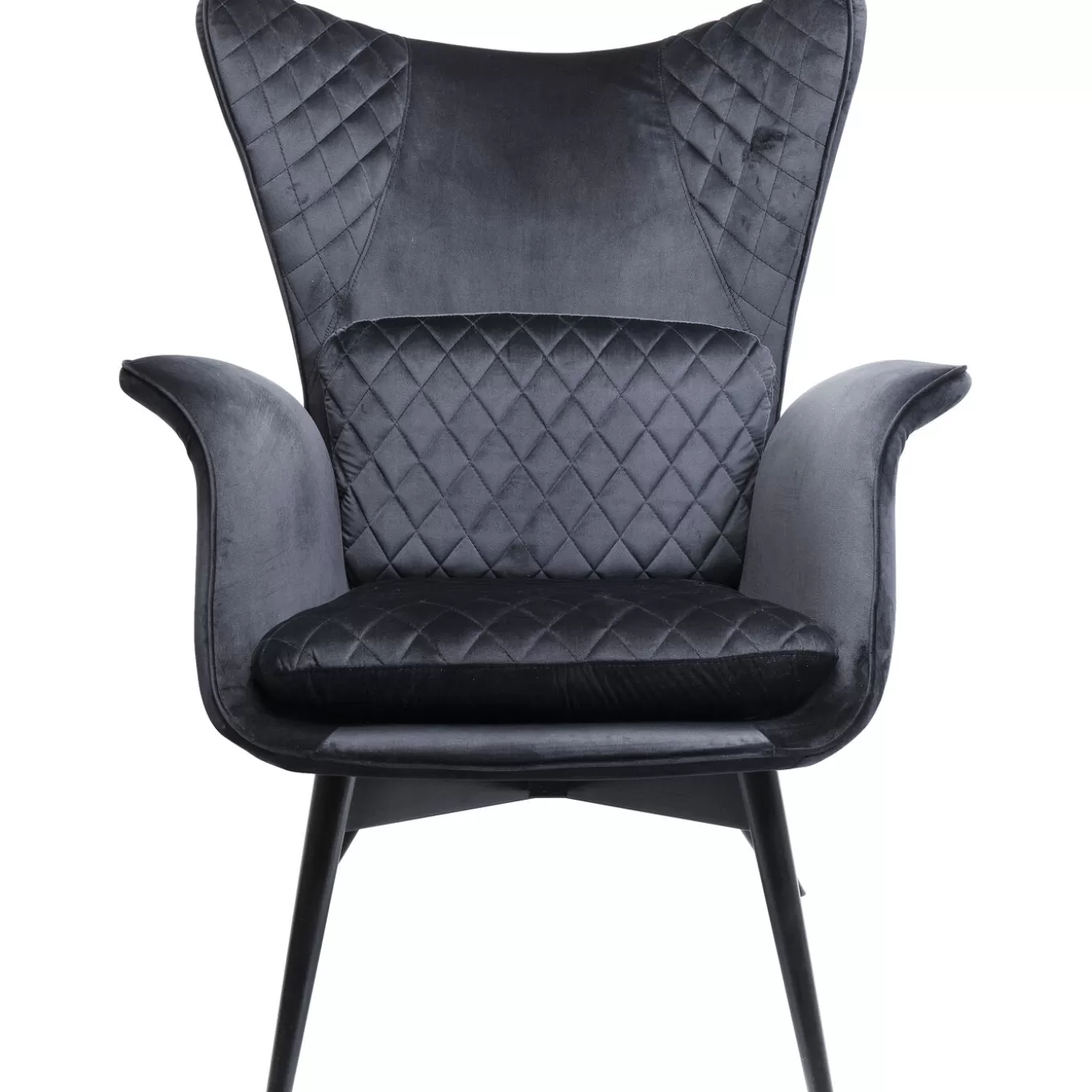 Armchair Tudor Velvet Black^KARE Design Cheap