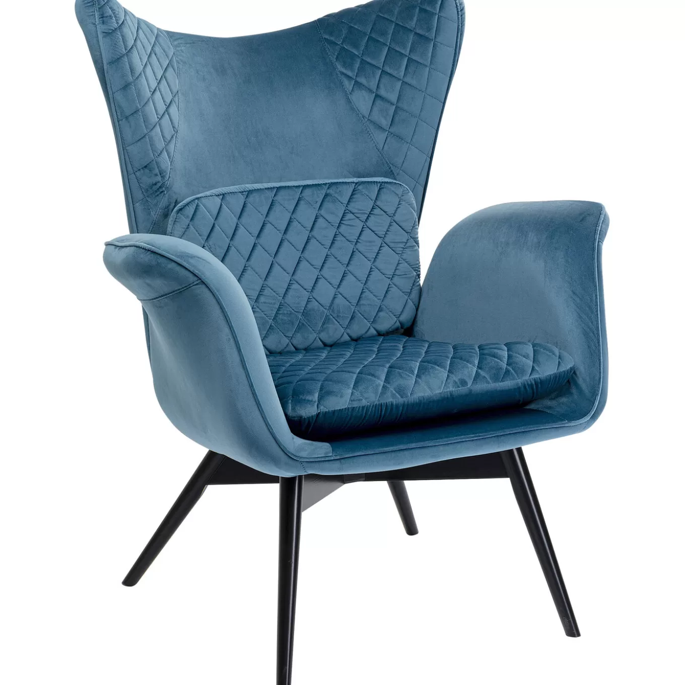 Armchair Tudor Velvet Bluegreen^KARE Design Discount