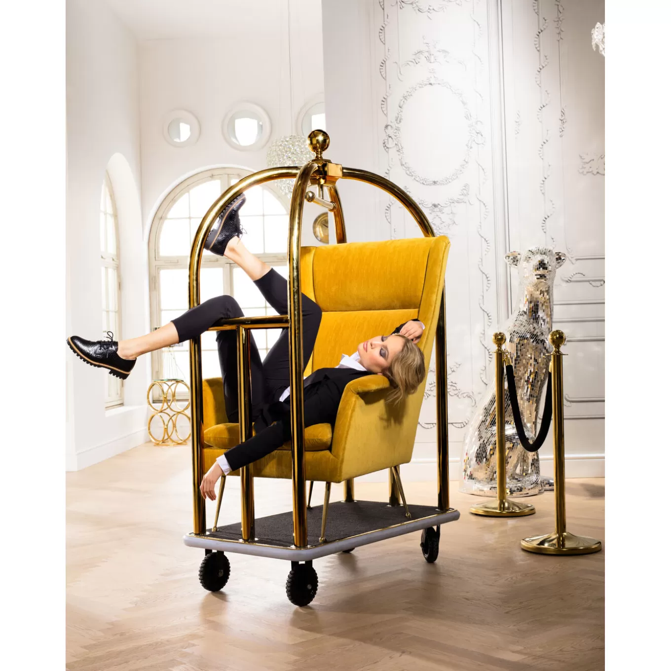 Armchair Vegas Forever Yellow^KARE Design Cheap