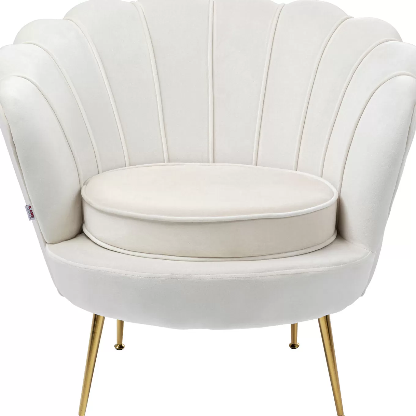 Armchair Water Lily Gold Beige^KARE Design Sale