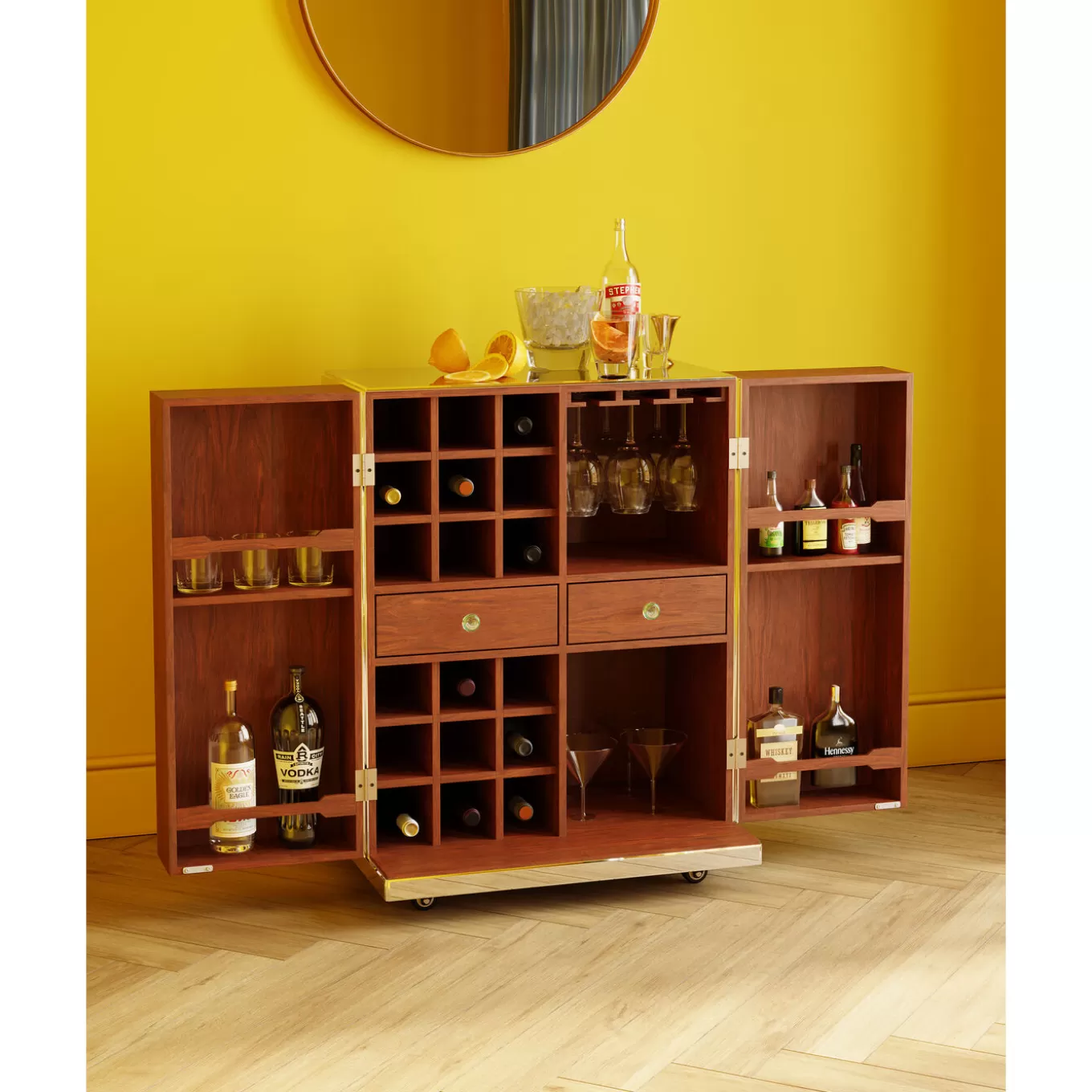 Bar Cabinet Luxury Medium 66X88Cm^KARE Design Outlet