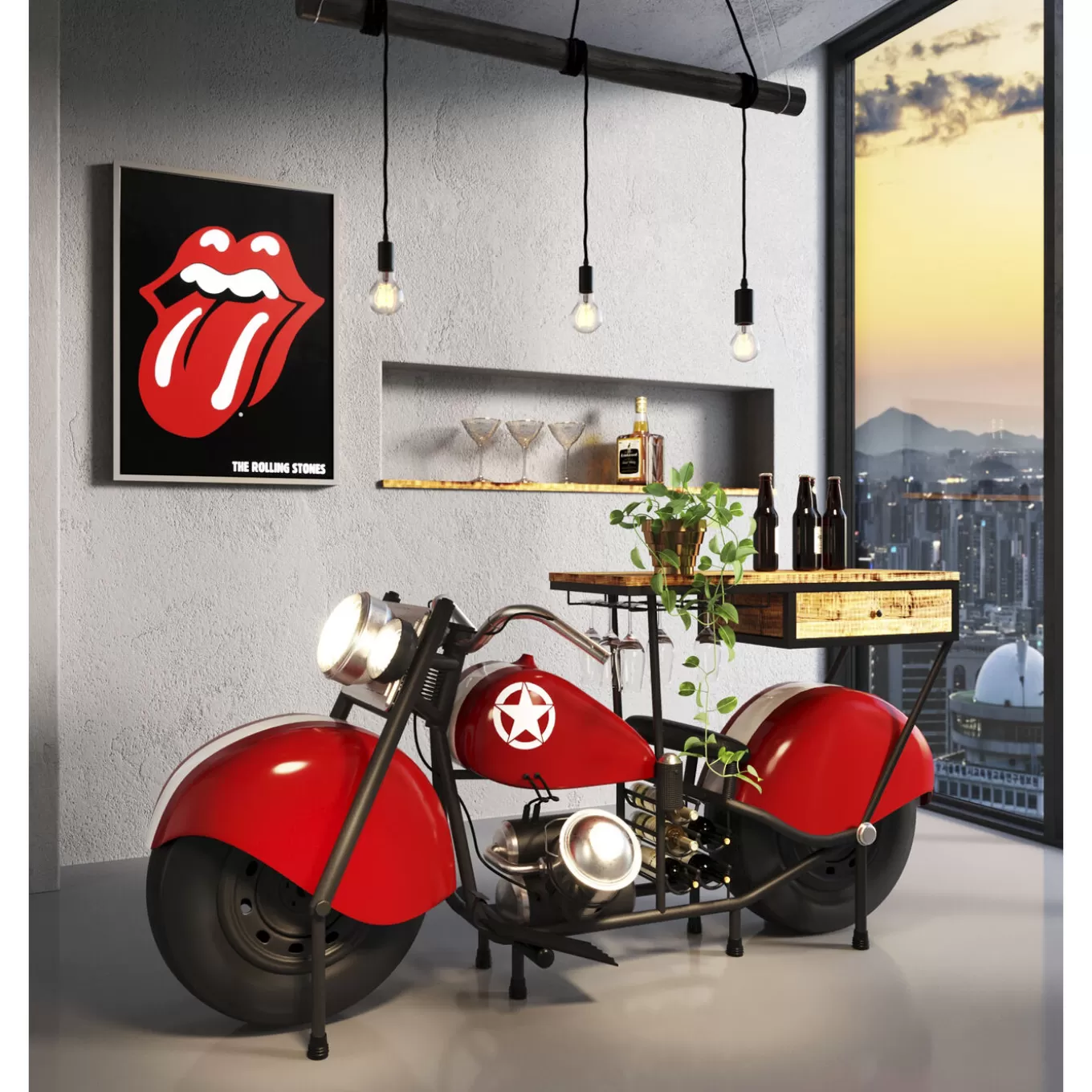 Bar Motorbike Red^KARE Design Best