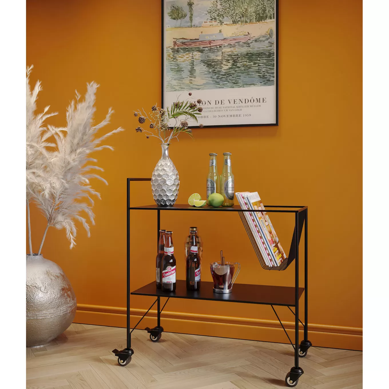 Bar Trolley Fenja^KARE Design Hot