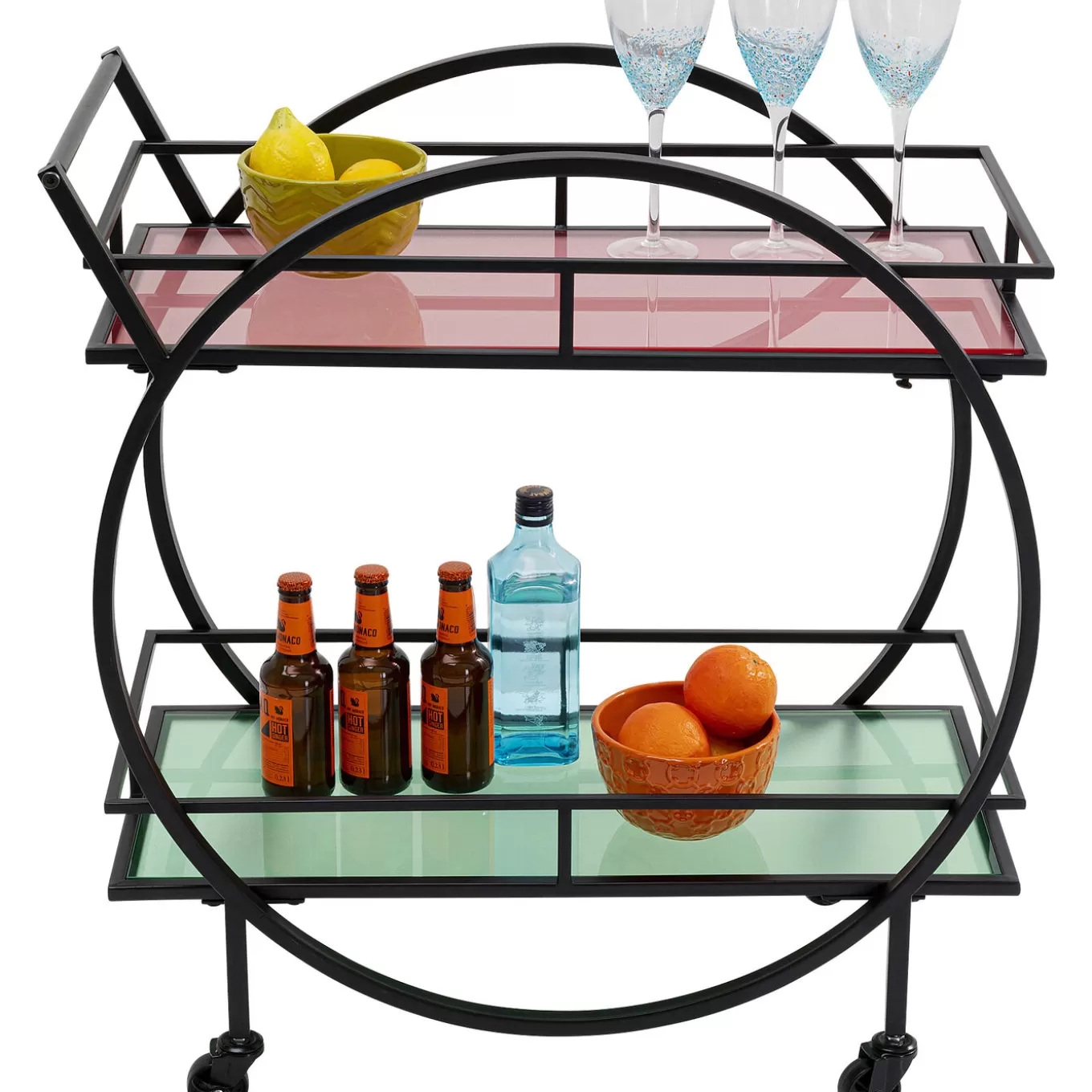 Bar Trolley Rainbow Round^KARE Design Hot