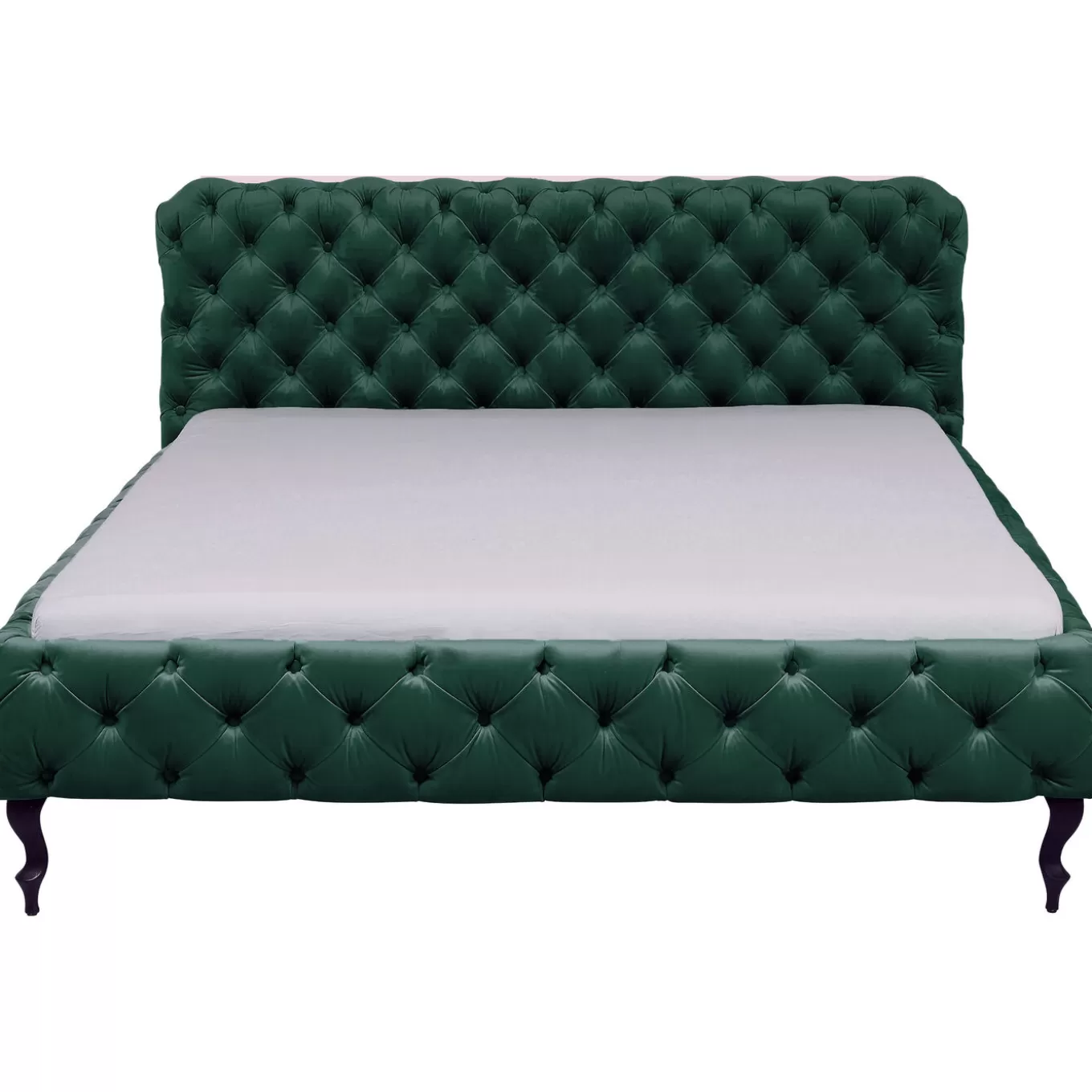 Bed Desire Velvet Green 180X200Cm^KARE Design Cheap