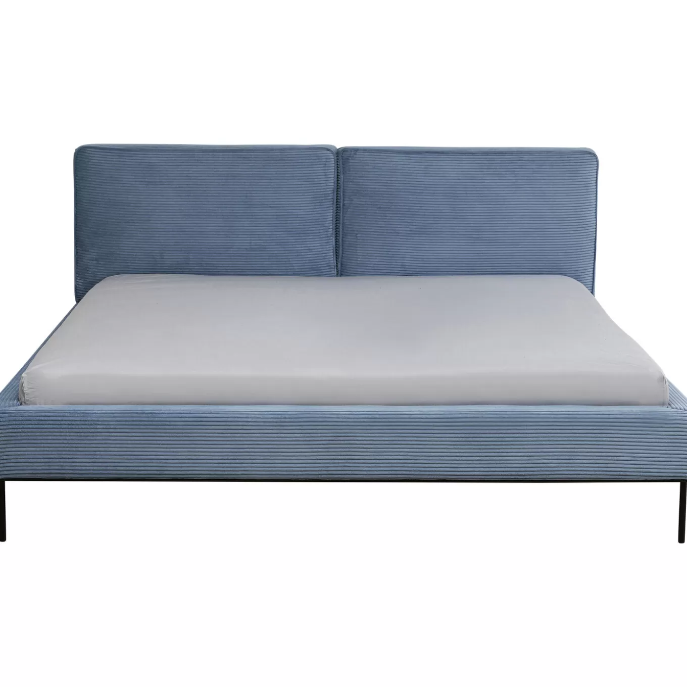 Bed East Side Cord Blue 180X200Cm^KARE Design Shop