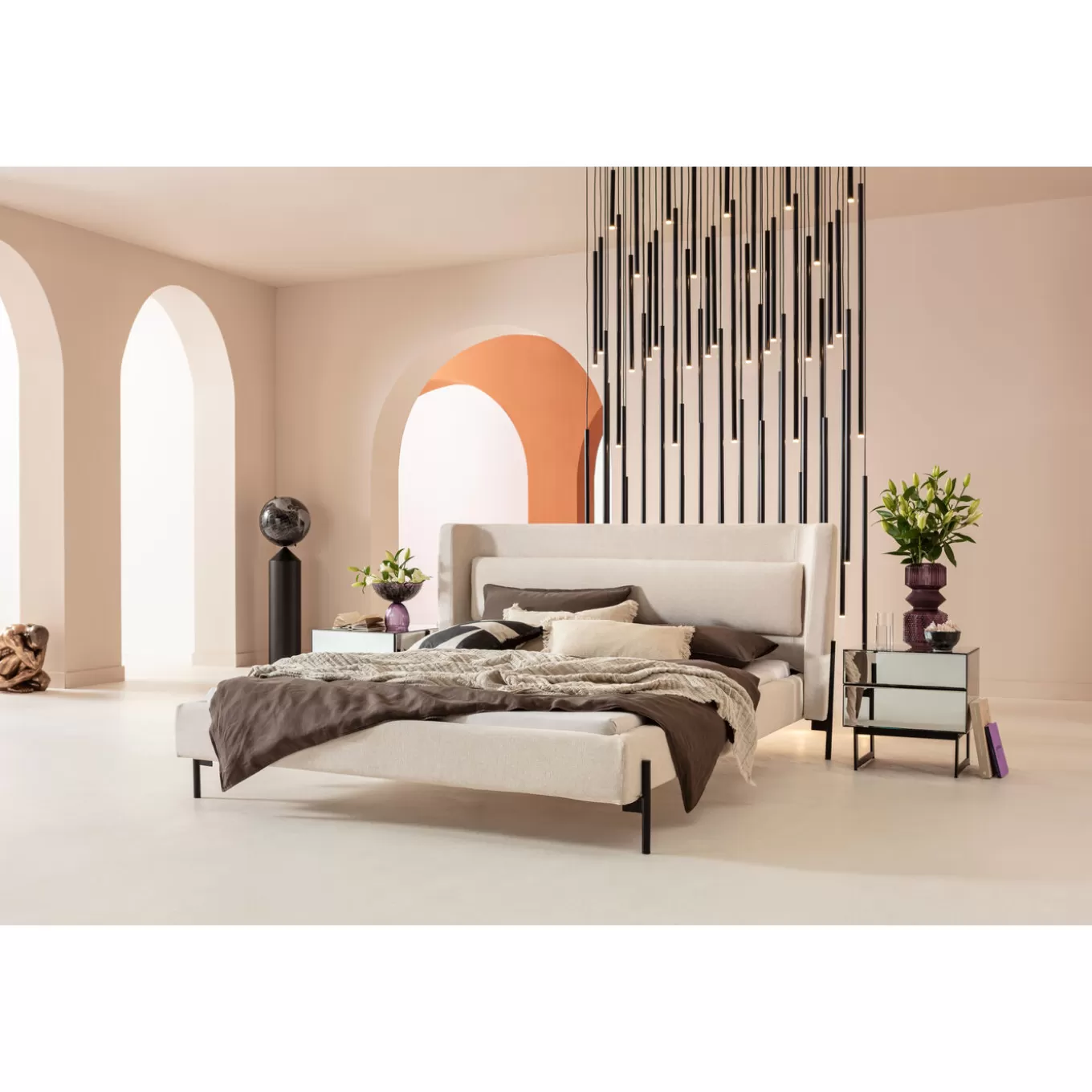 Bed Tivoli Ecru 160X200Cm^KARE Design Best