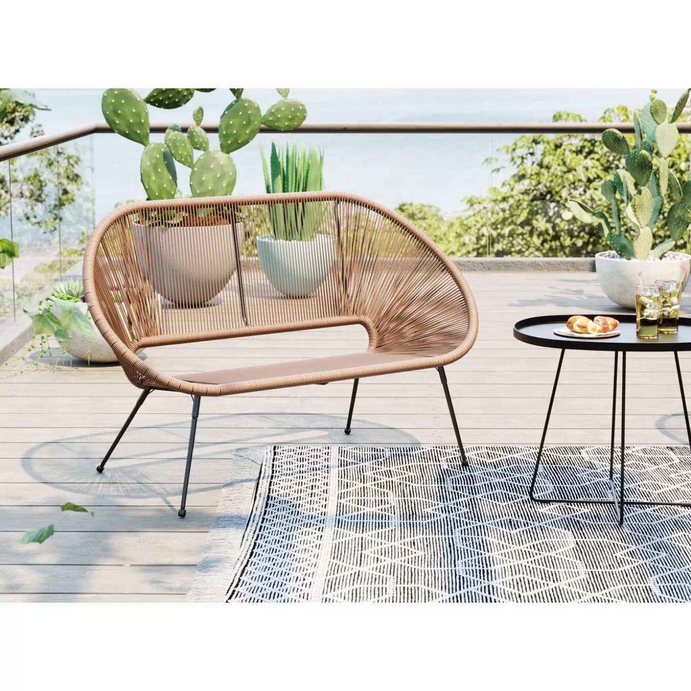 Bench Acapulco Nature^KARE Design Online