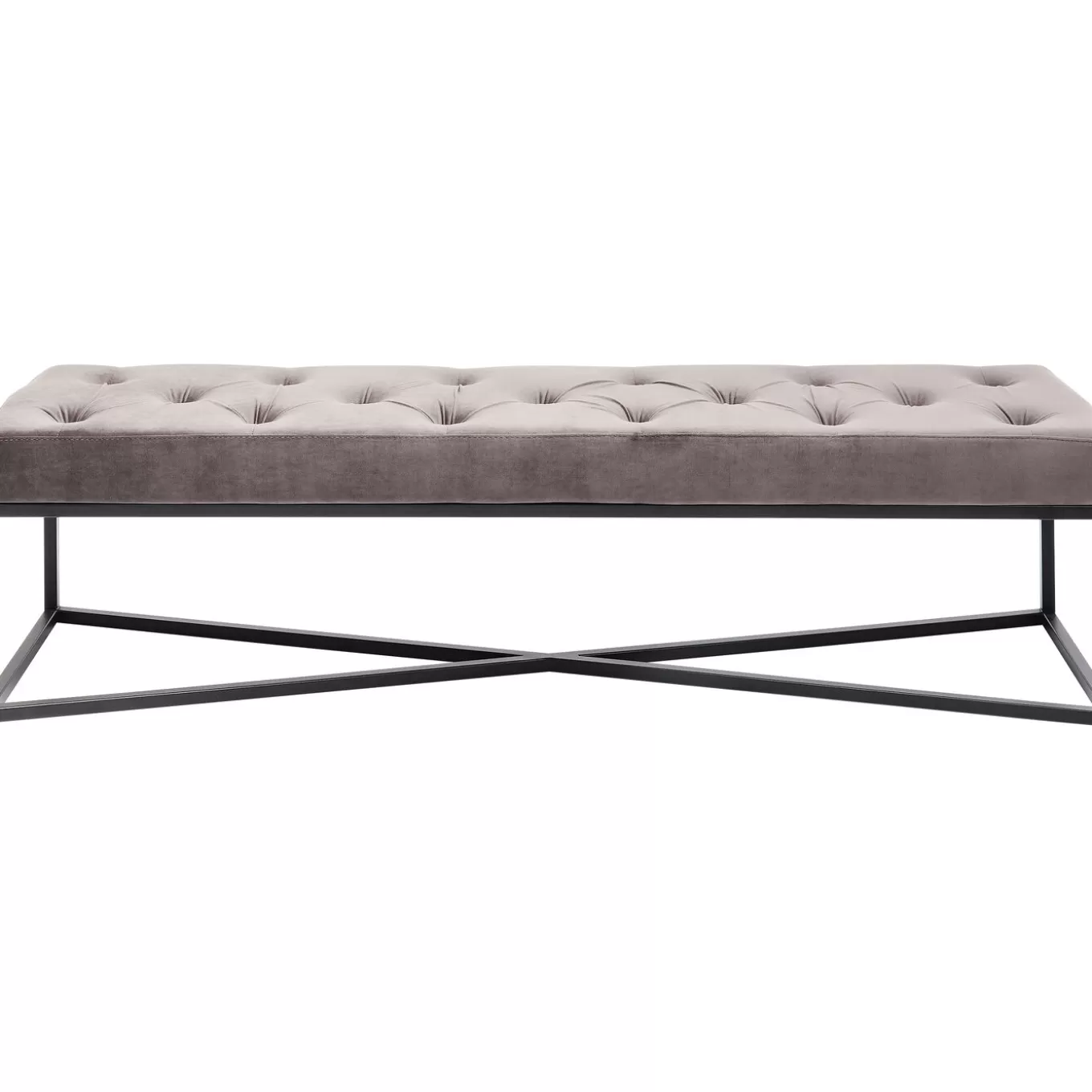 Bench Crossover Grey Black 150X40Cm^KARE Design Cheap