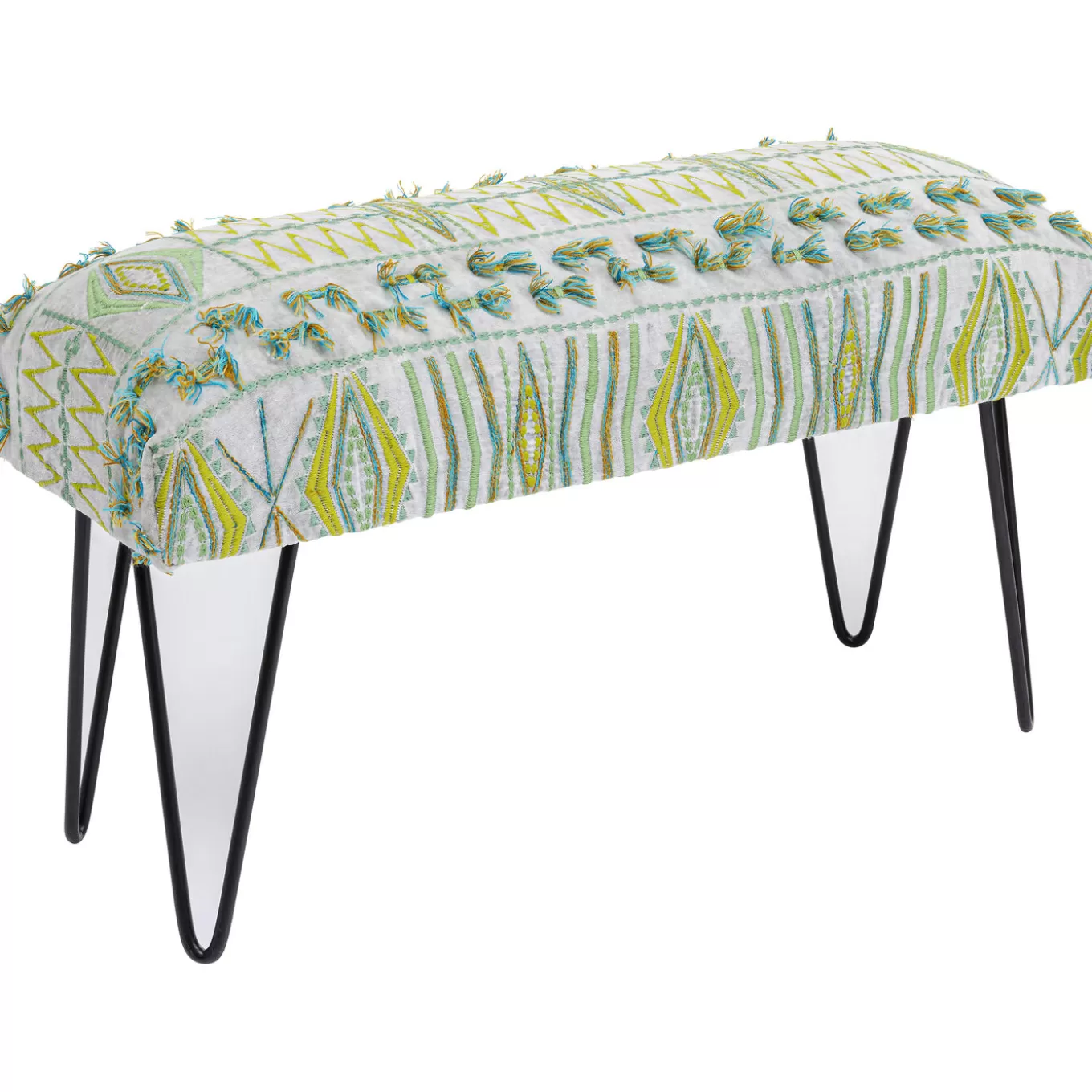 Bench Desna Patchwork Green 80Cm^KARE Design Cheap