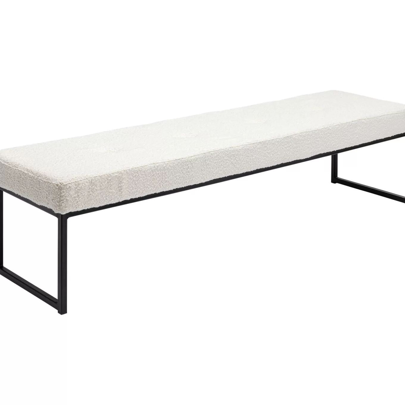 Bench Smart Boucle Cream Black 150Cm^KARE Design Cheap