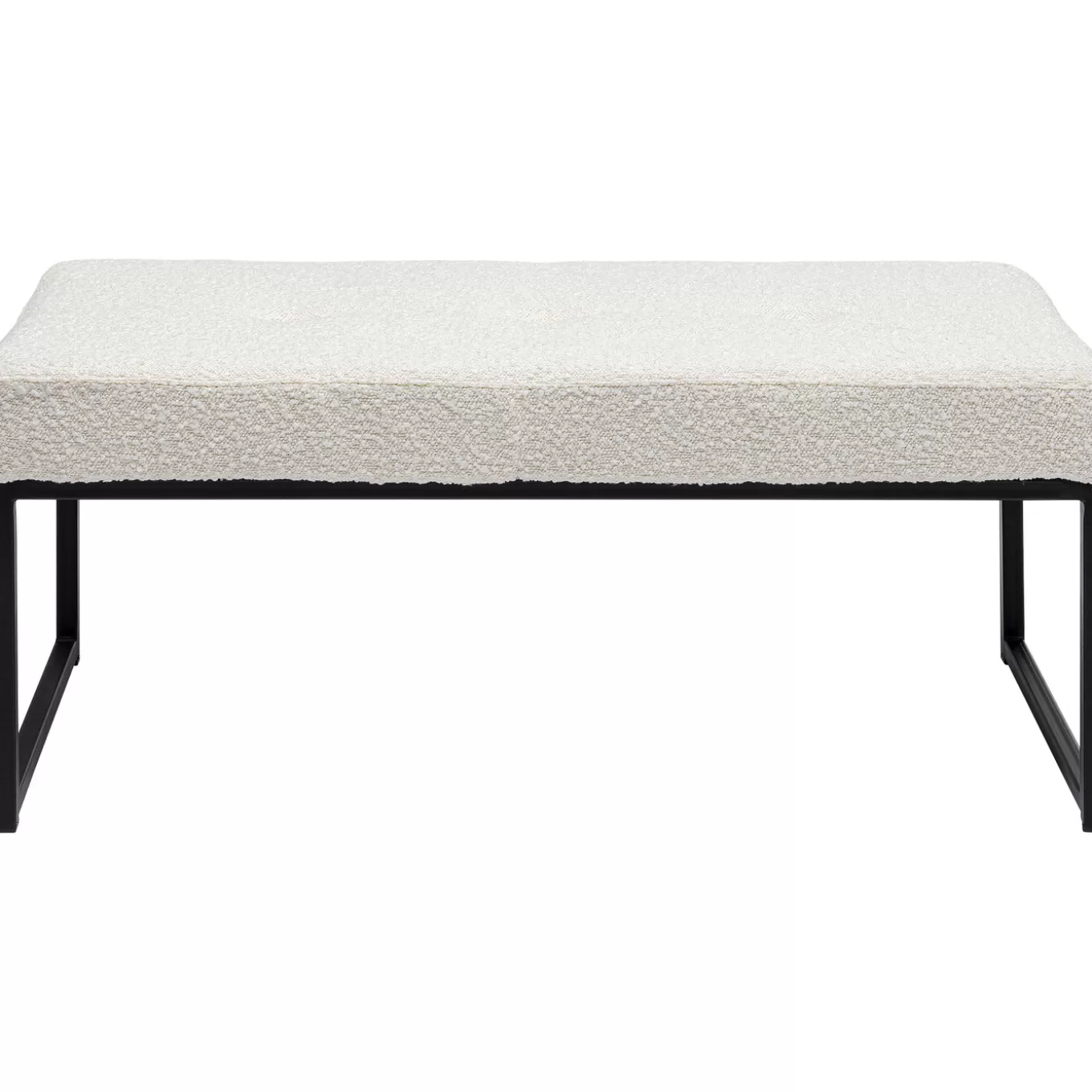 Bench Smart Boucle Cream Black 90Cm^KARE Design Hot