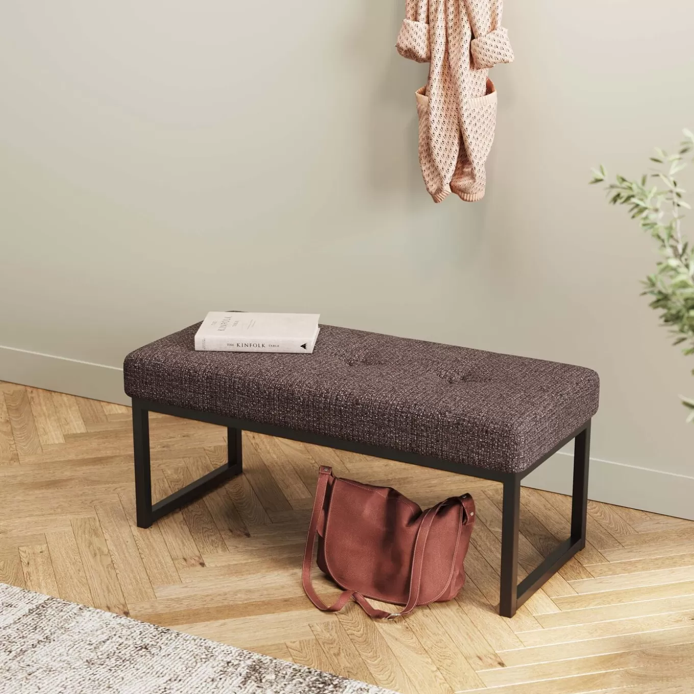 Bench Smart Dolce Brown 90Cm^KARE Design Flash Sale