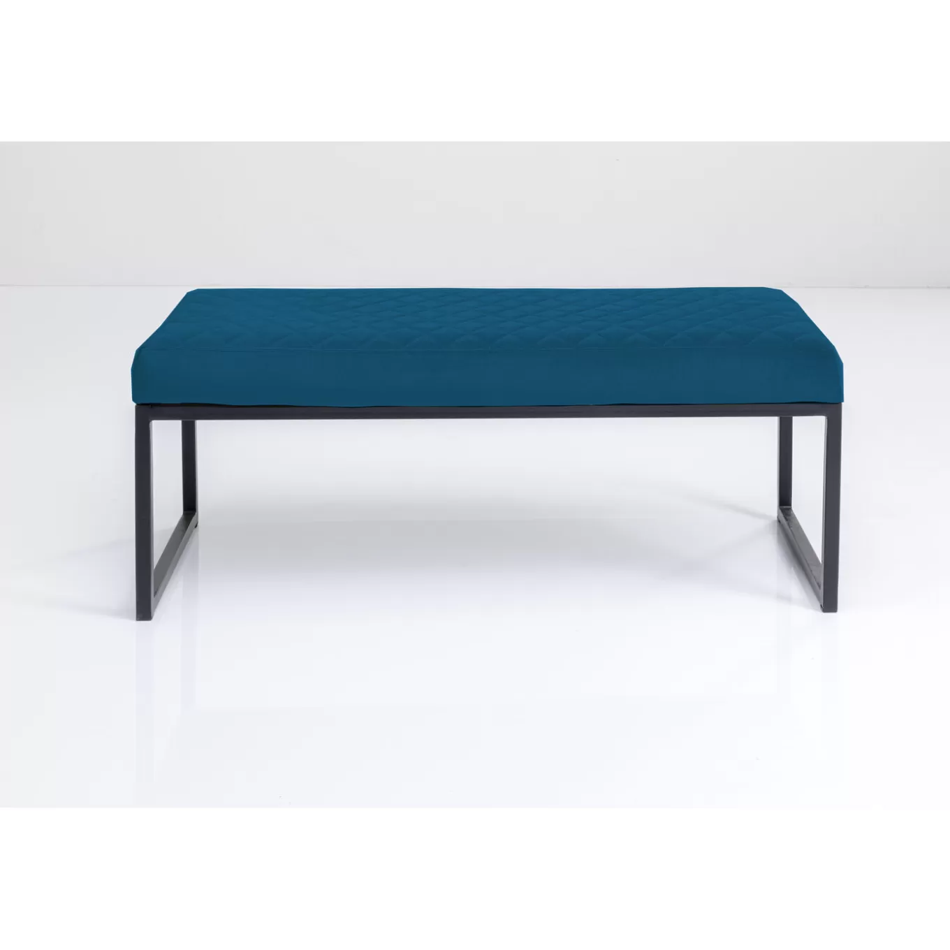 Bench Smart Velvet Petrol Black 90Cm^KARE Design Shop