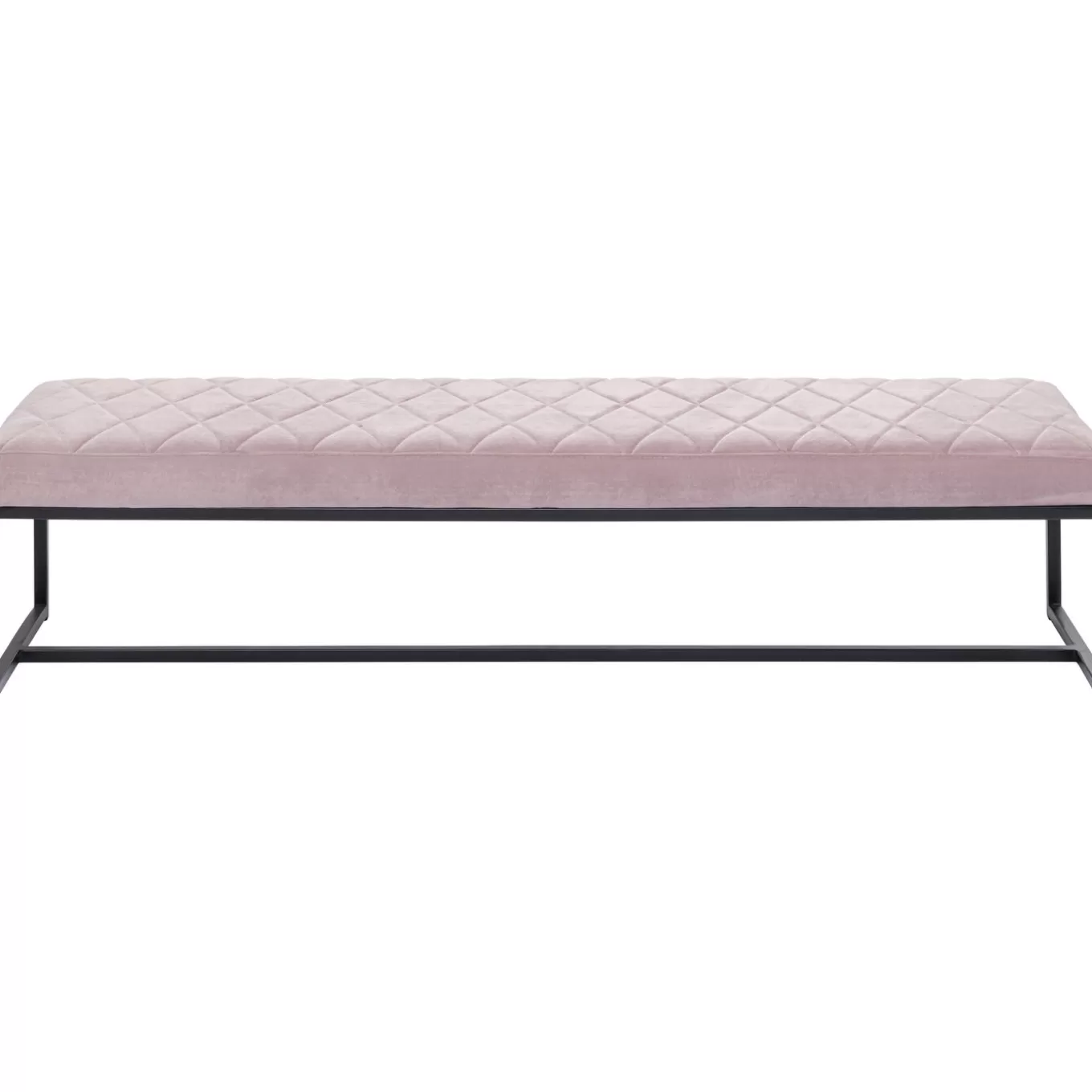 Bench Smart Velvet Rose Black 150Cm^KARE Design New