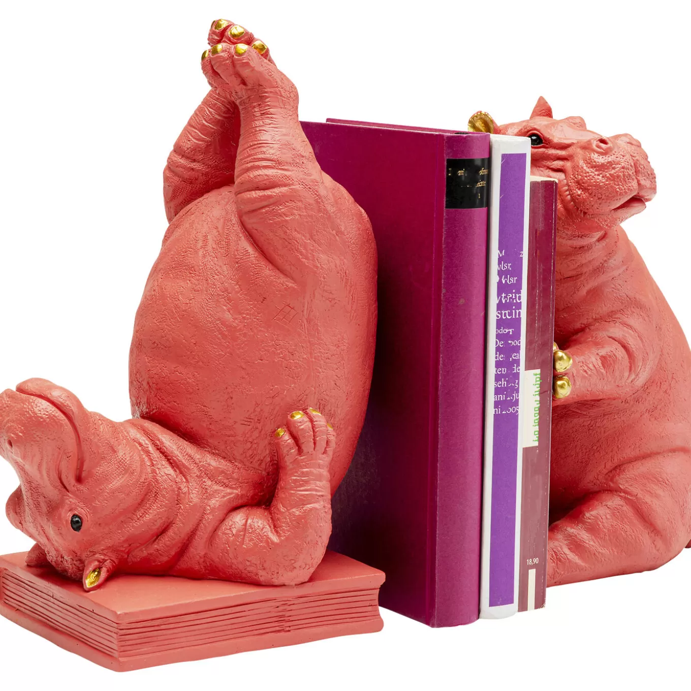 Bookend Hippo Pink (2/Set)^KARE Design Hot