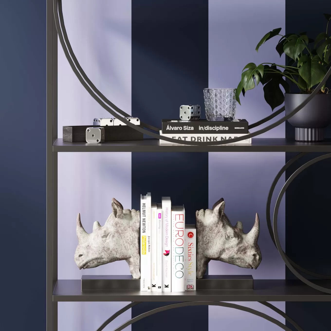 Bookend Rhino (2/Set)^KARE Design Online