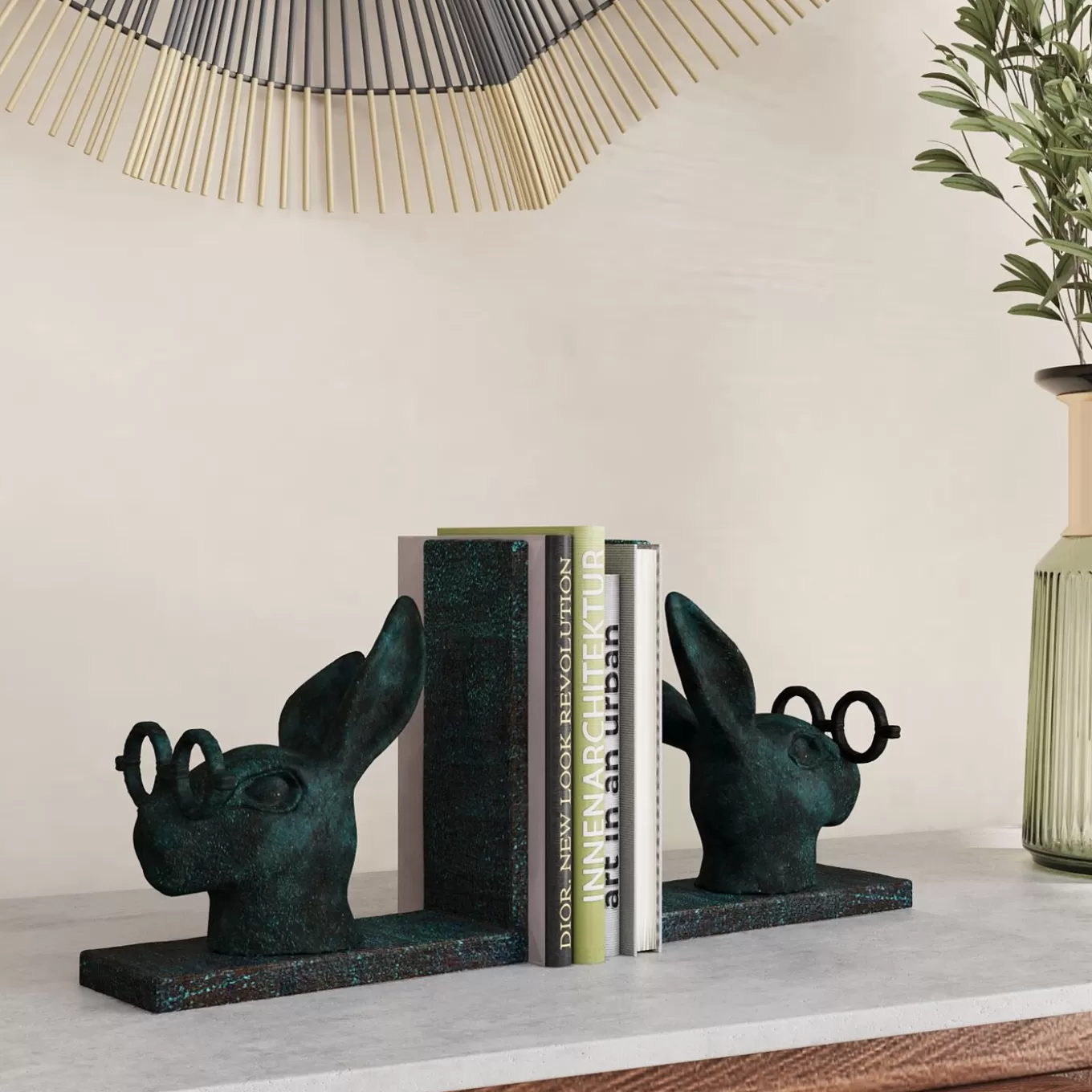 Bookend Smart Rabbit (2/Set)^KARE Design New