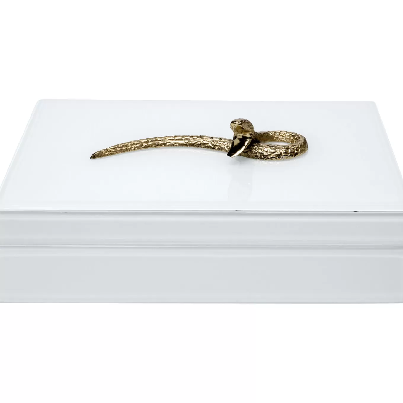 Box Snake Bite White 28X7Cm^KARE Design Clearance