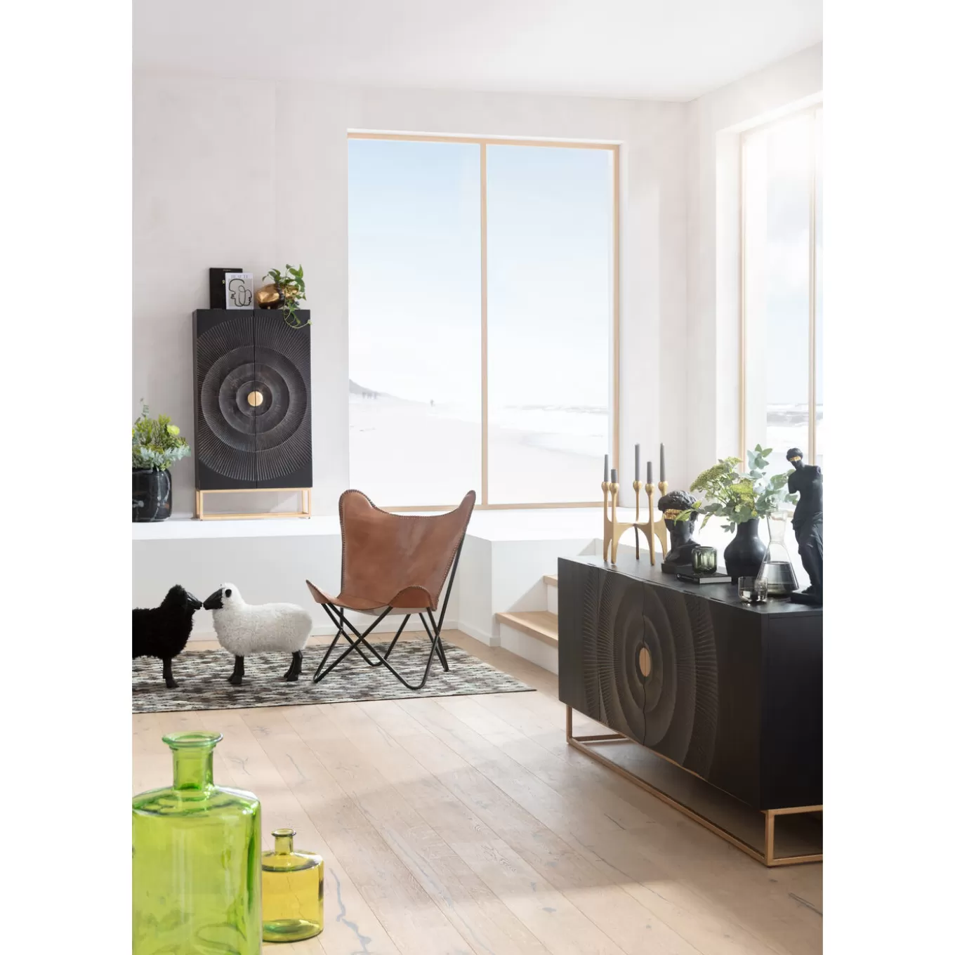 Cabinet Madeira Dark 76X140Cm^KARE Design Discount