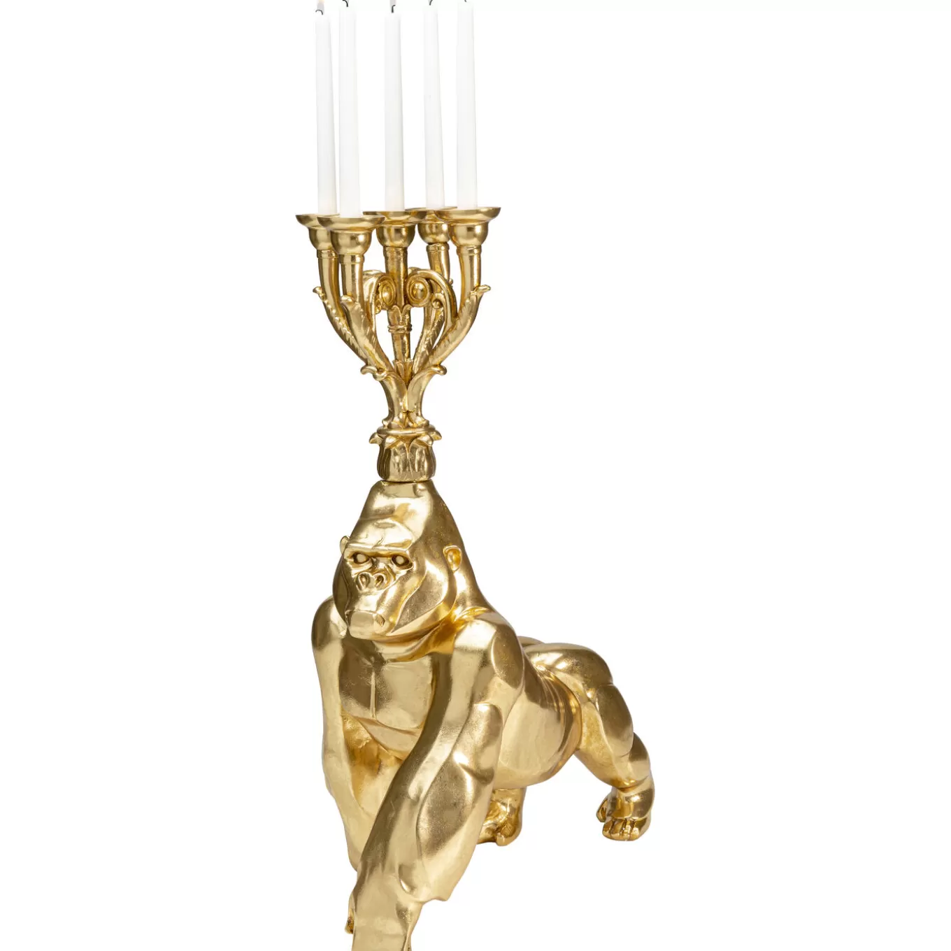 Candle Holder Gorilla Gold 71Cm^KARE Design Hot