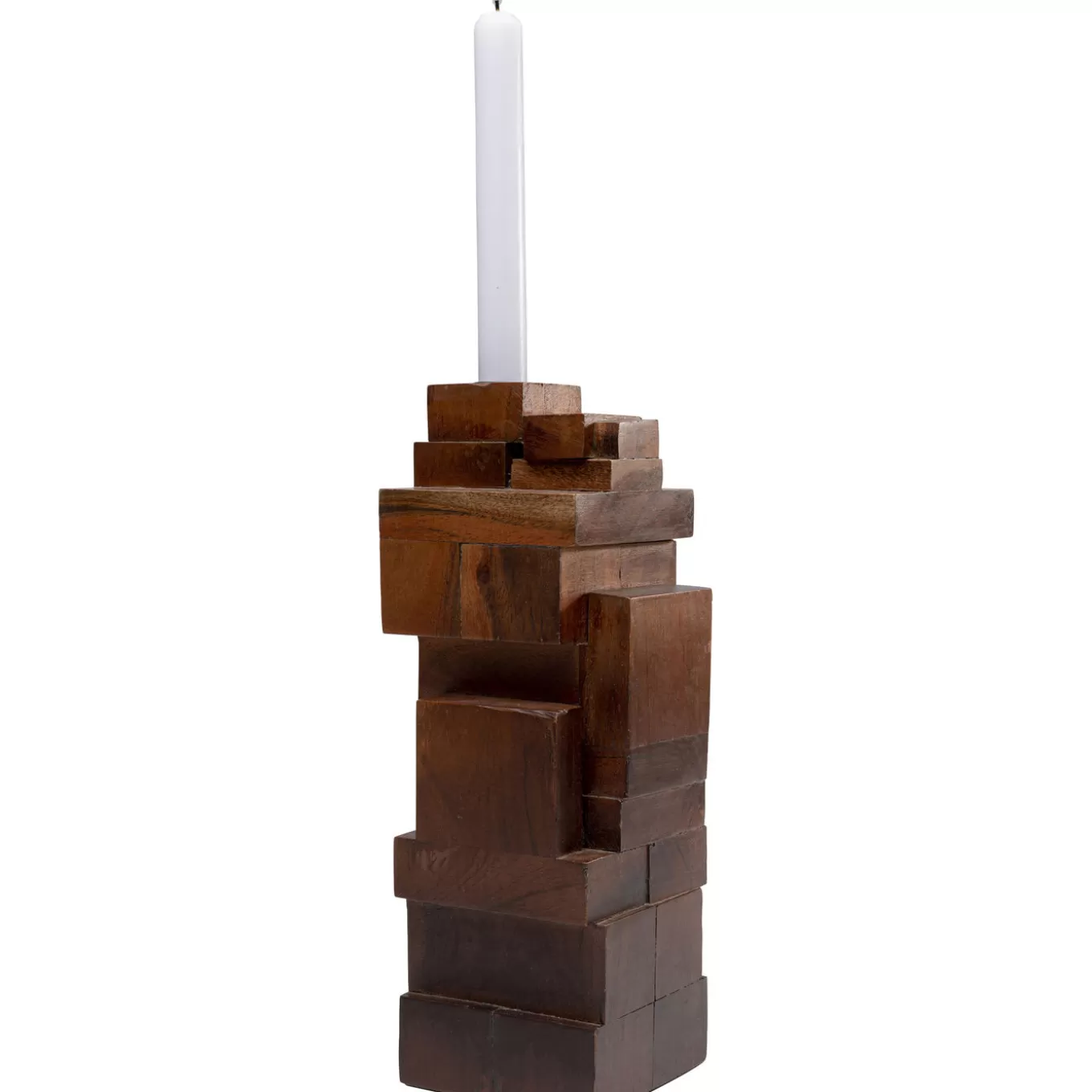 Candle Holder Wood Tetris 31Cm^KARE Design Store