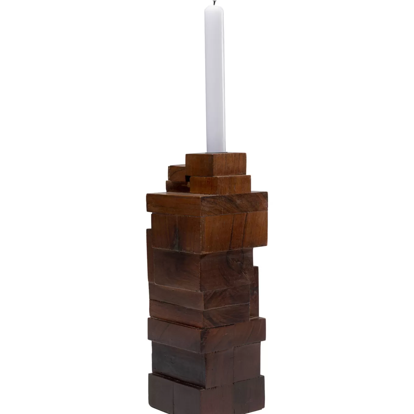 Candle Holder Wood Tetris 31Cm^KARE Design Store