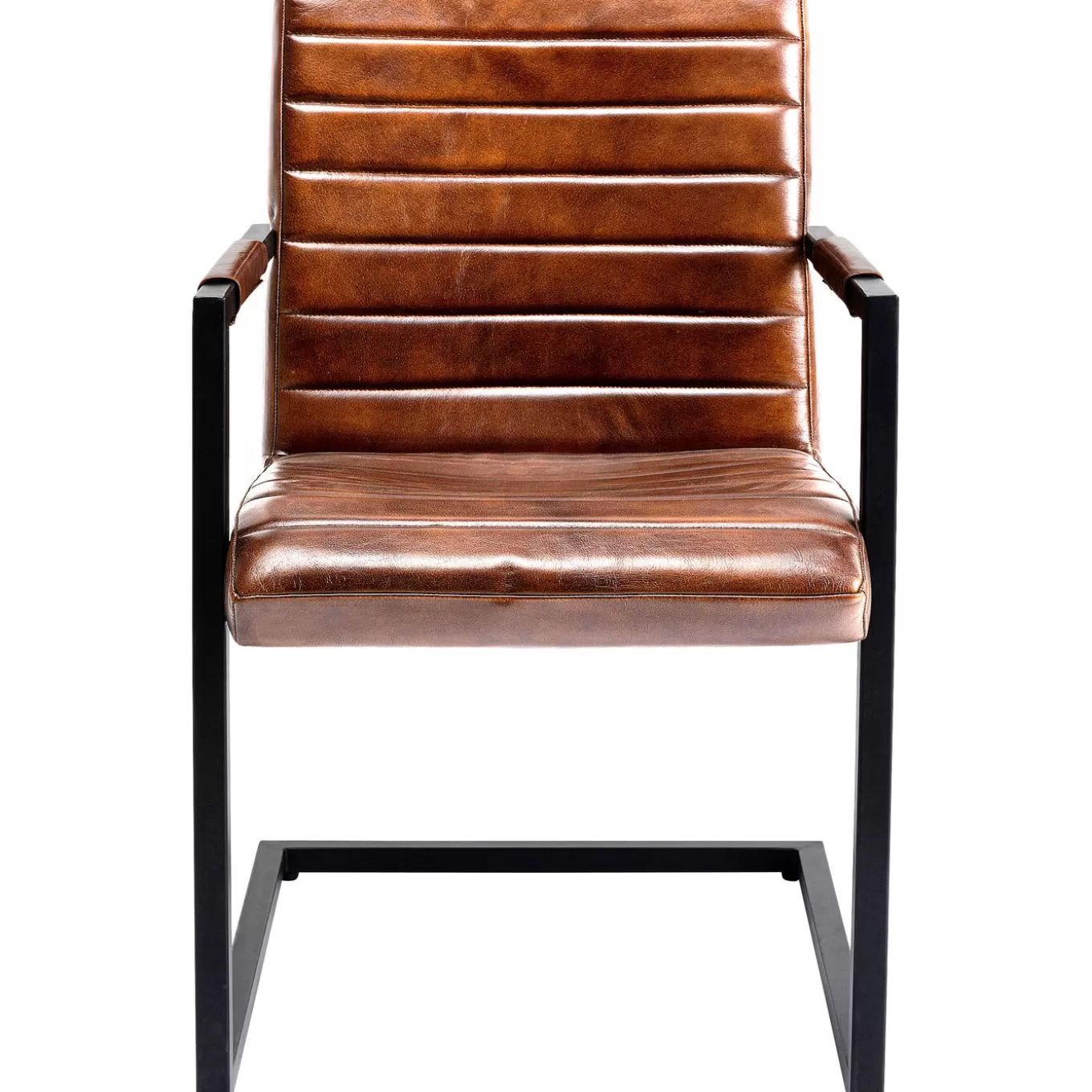 Cantilever Armchair Lola Leather Brown^KARE Design Cheap