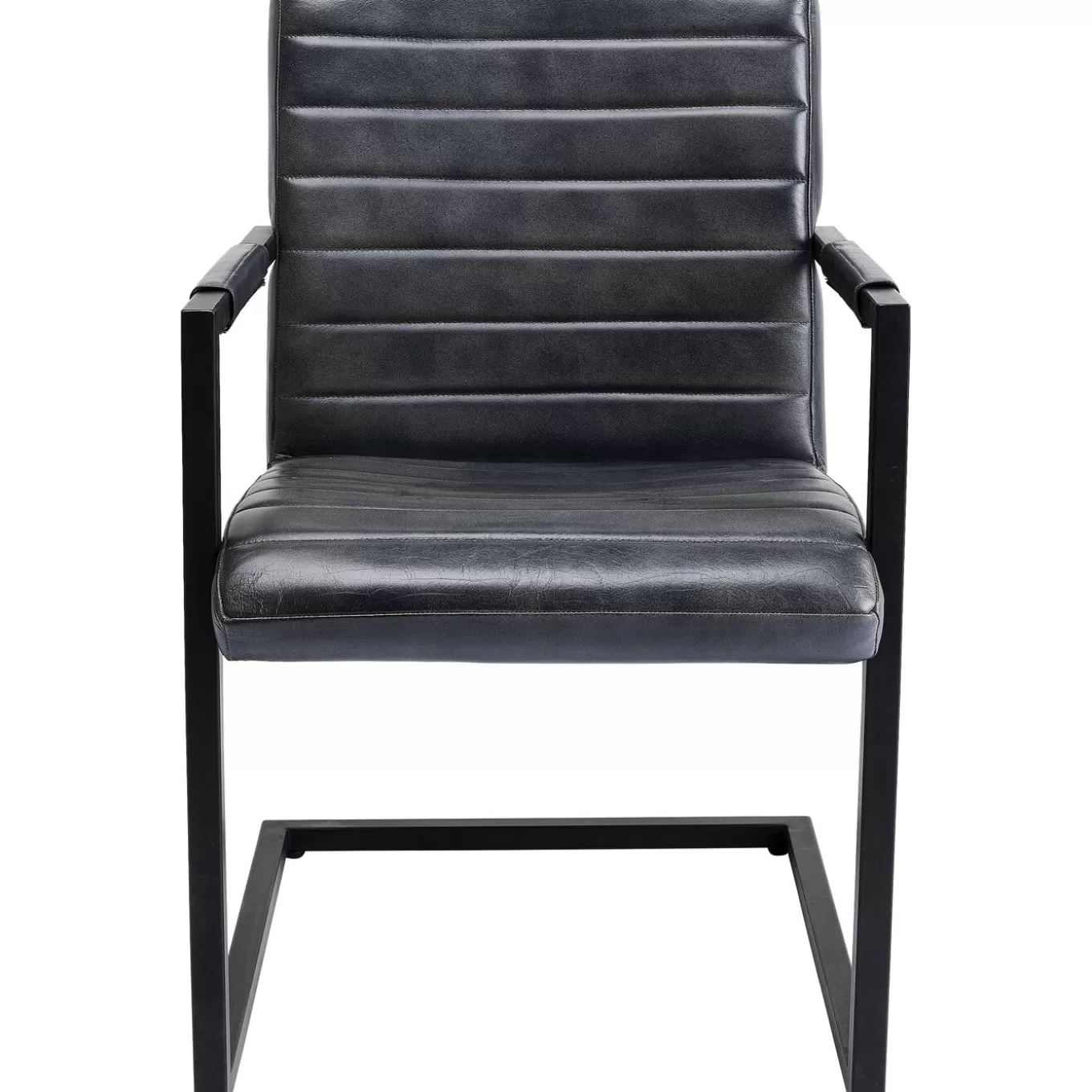 Cantilever Armchair Lola Leather Grey^KARE Design Sale