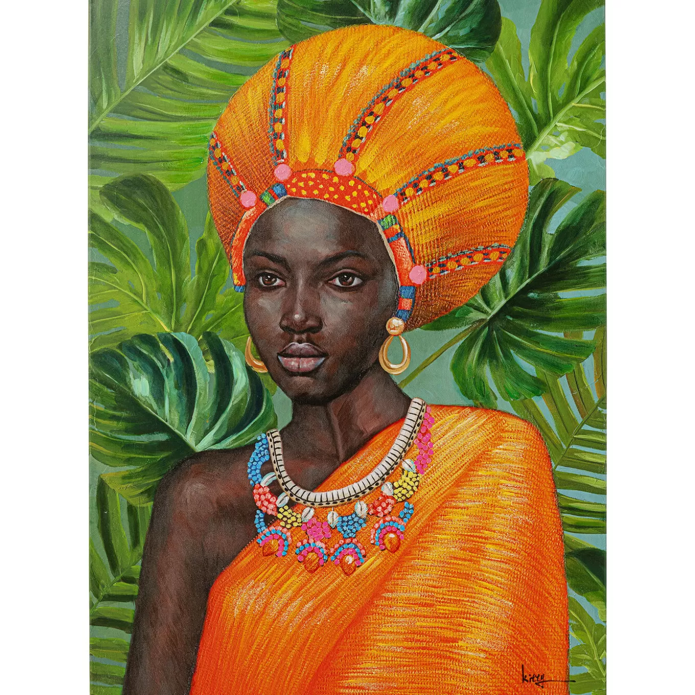 Canvas Picture African Beauty 70X100Cm^KARE Design Best