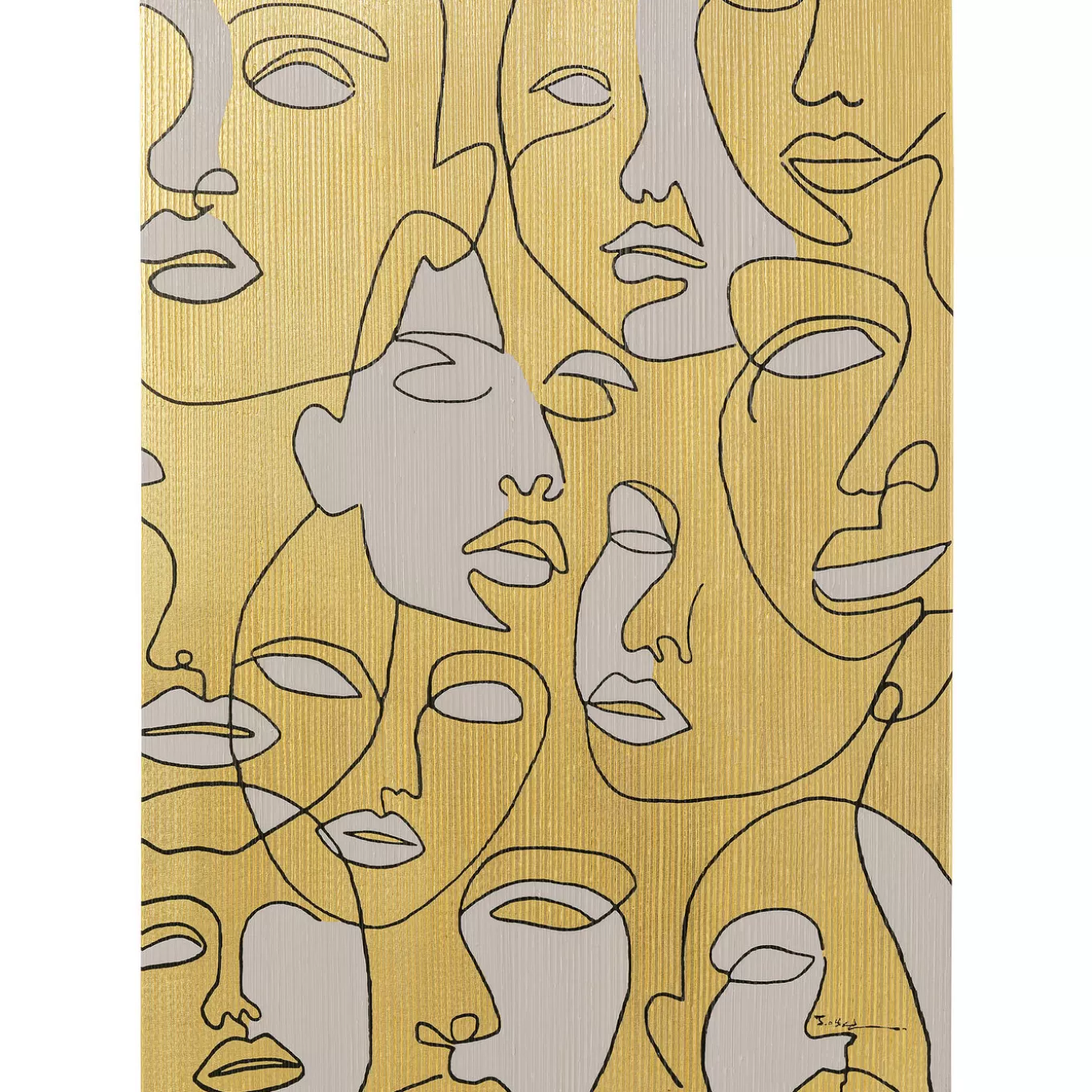 Canvas Picture Faces 70X100Cm^KARE Design Online