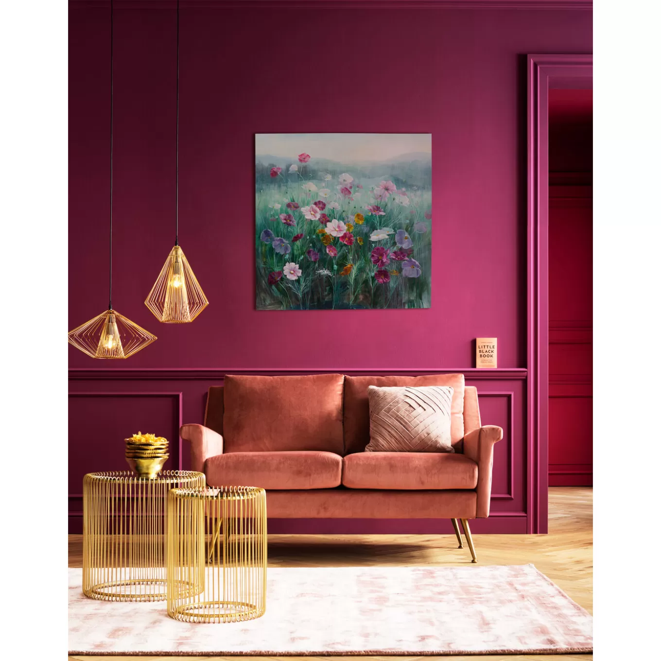 Canvas Picture Pastell Flowers 120X120Cm^KARE Design Cheap