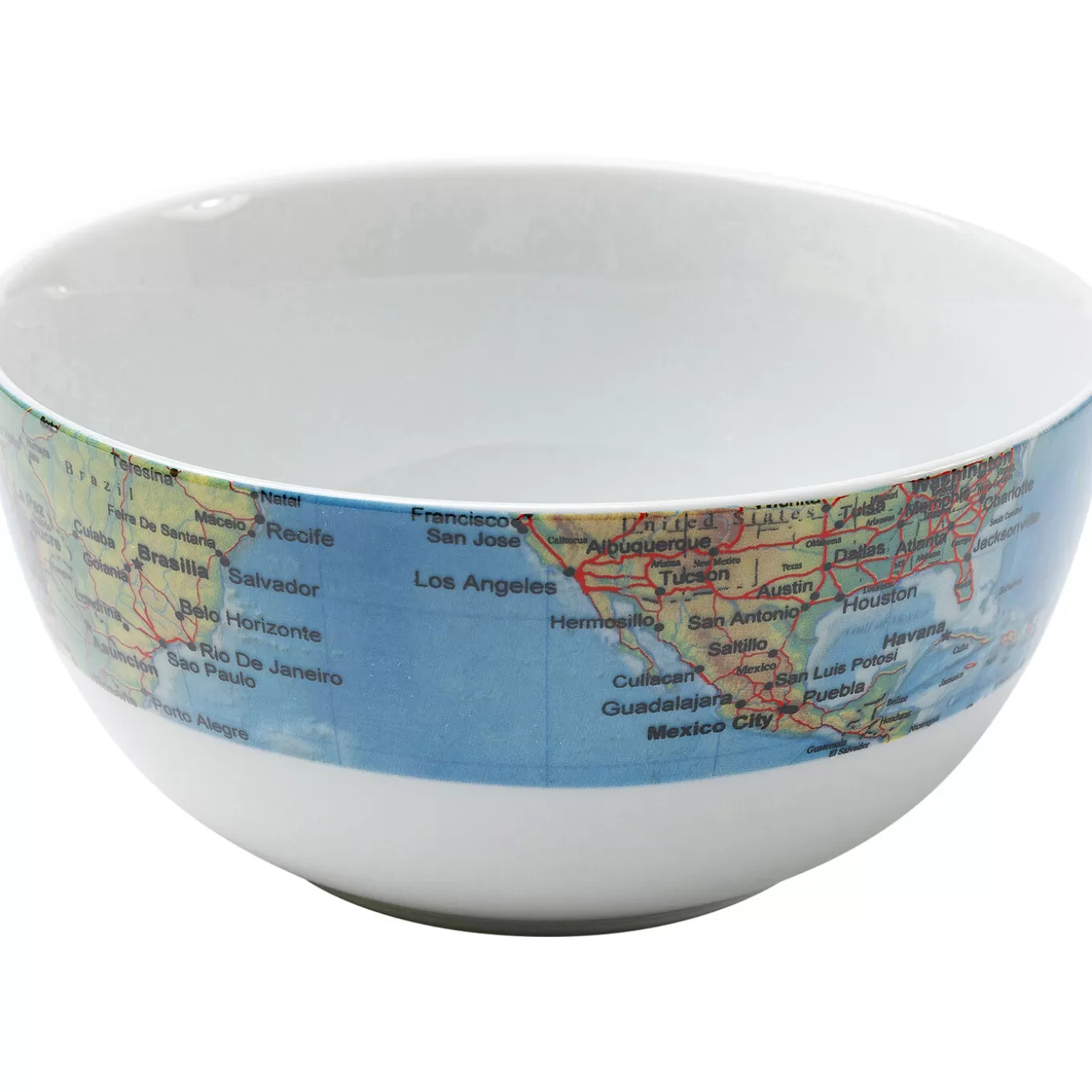 Cereal Bowl Map^KARE Design Best Sale