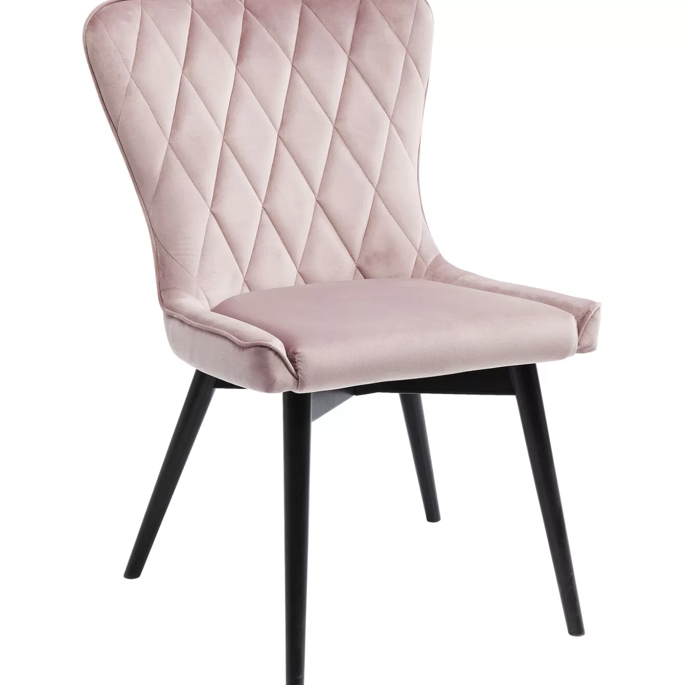 Chair Black Marshall Velvet Mauve^KARE Design Best Sale