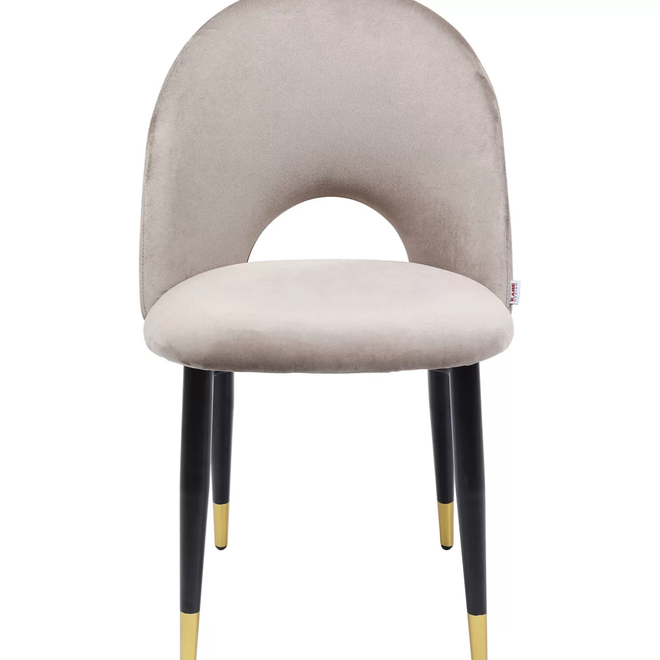 Chair Iris Velvet Beige^KARE Design Fashion