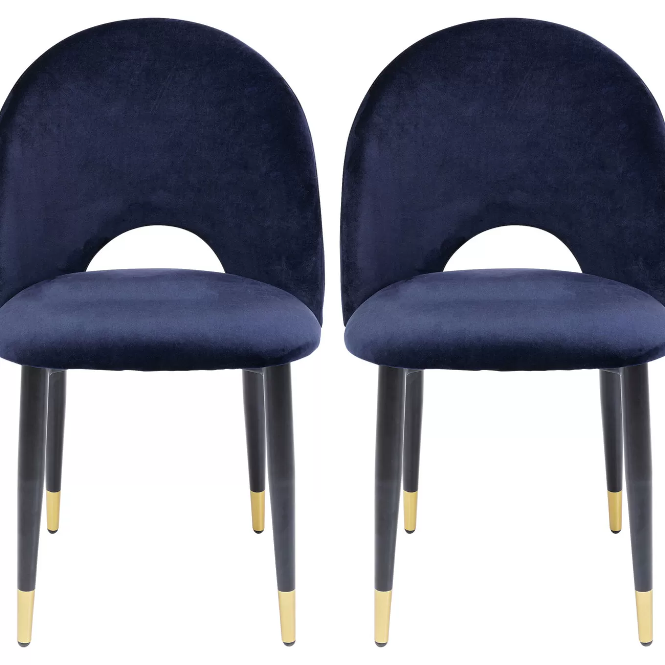 Chair Iris Velvet Blue (2/Set)^KARE Design Discount