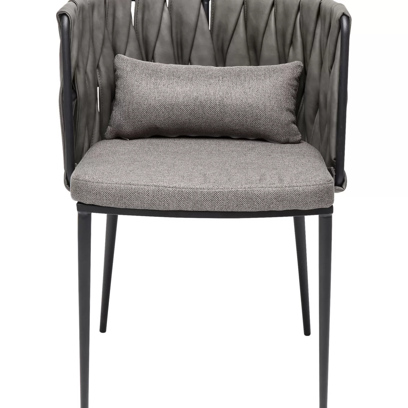 Chair With Armrest Cheerio Grey Incl. Cushion^KARE Design Outlet