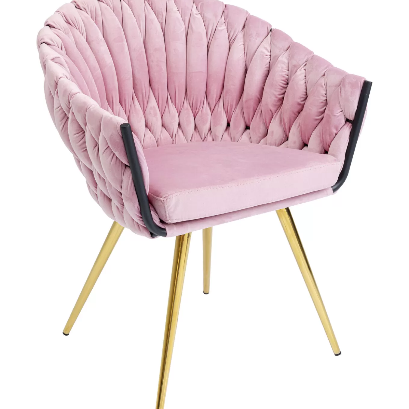 Chair With Armrest Knot Mauve^KARE Design Hot