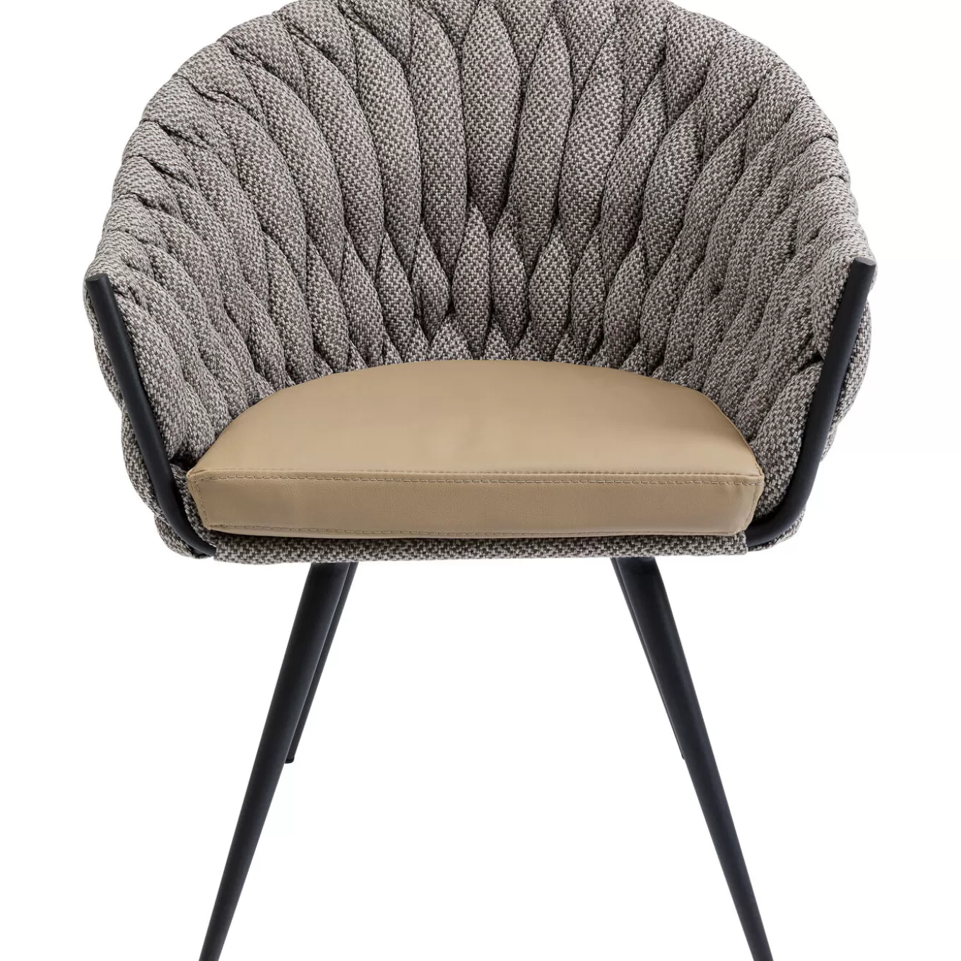 Chair With Armrest Knot Tweed^KARE Design Best