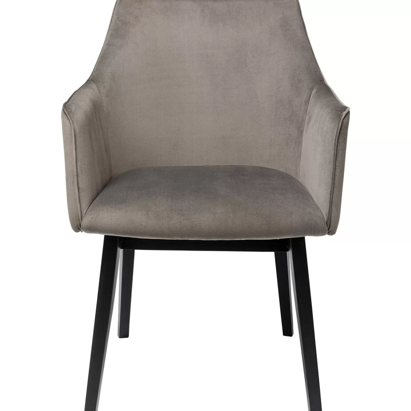 Chair With Armrest Modino Velvet Grey^KARE Design Sale