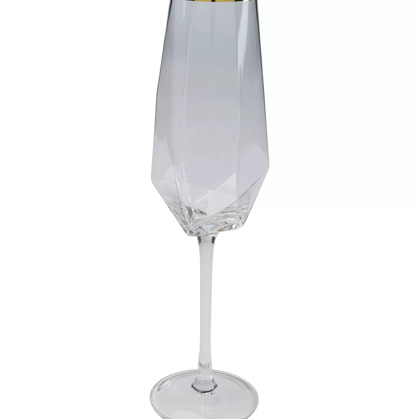 Champagne Glass Diamond Gold Rim^KARE Design Discount