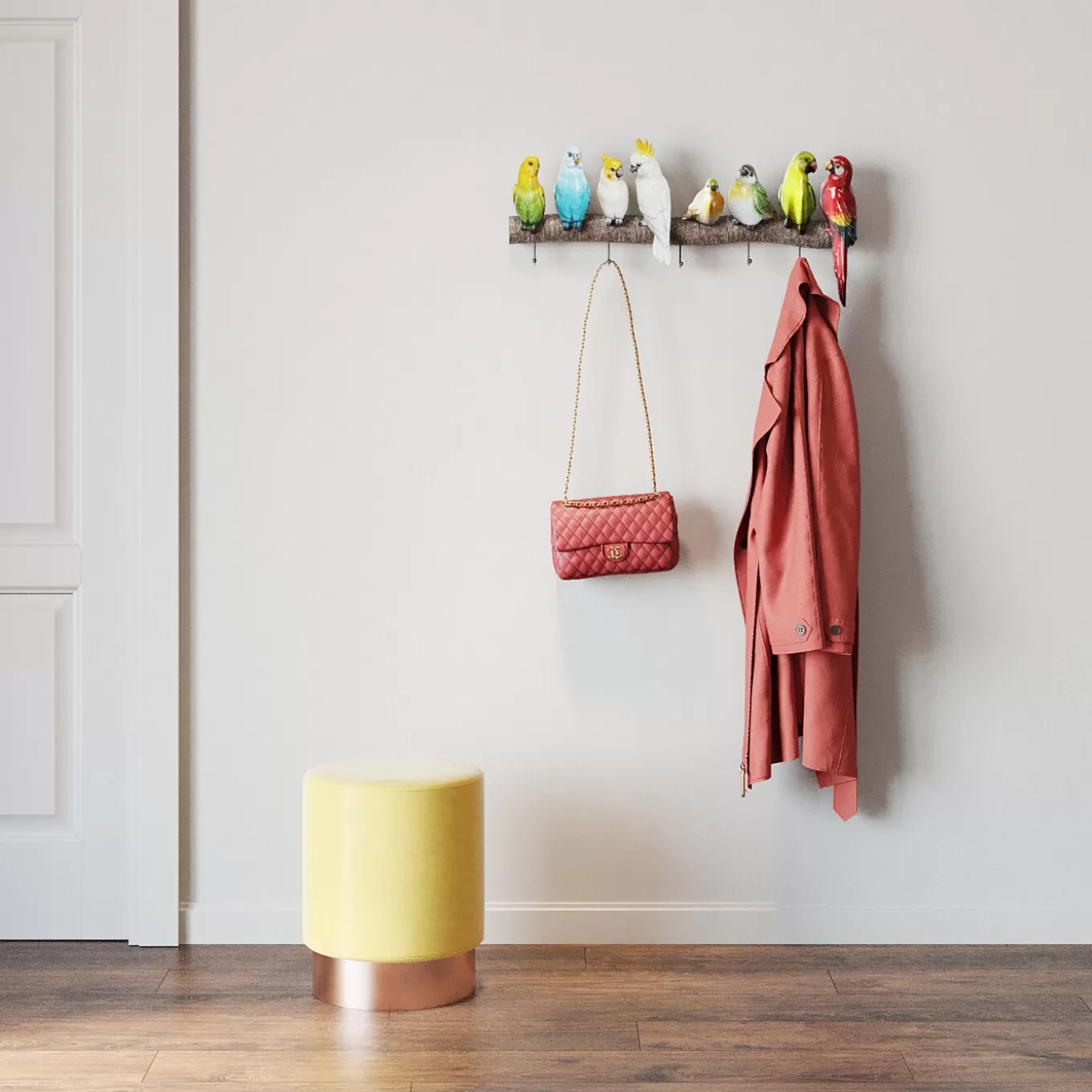 Coat Rack Exotic Birds^KARE Design Outlet