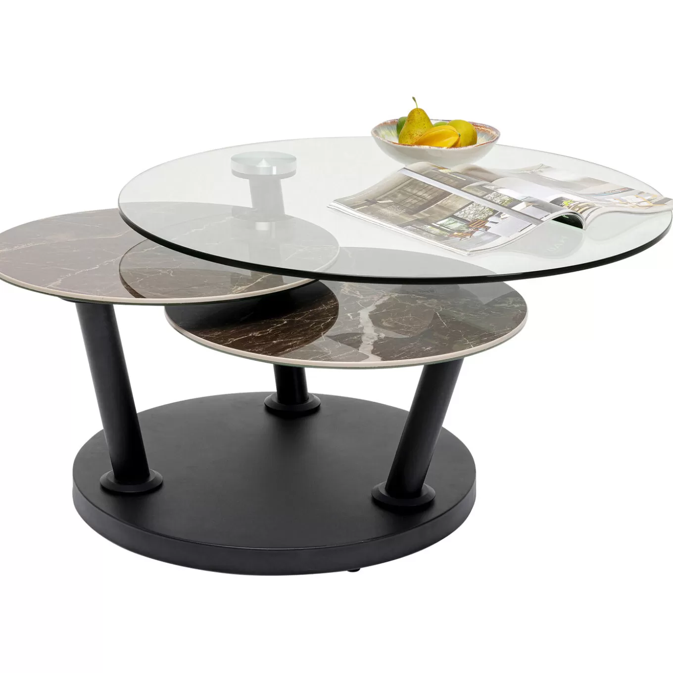 Coffee Table Avignon 80 (+124)X80Cm^KARE Design Fashion