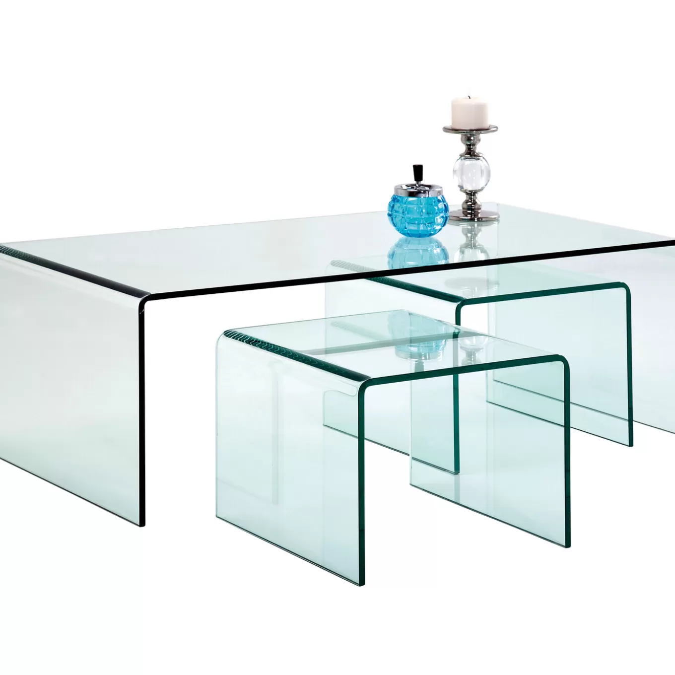 Coffee Table Clear Club (3/Set)^KARE Design New