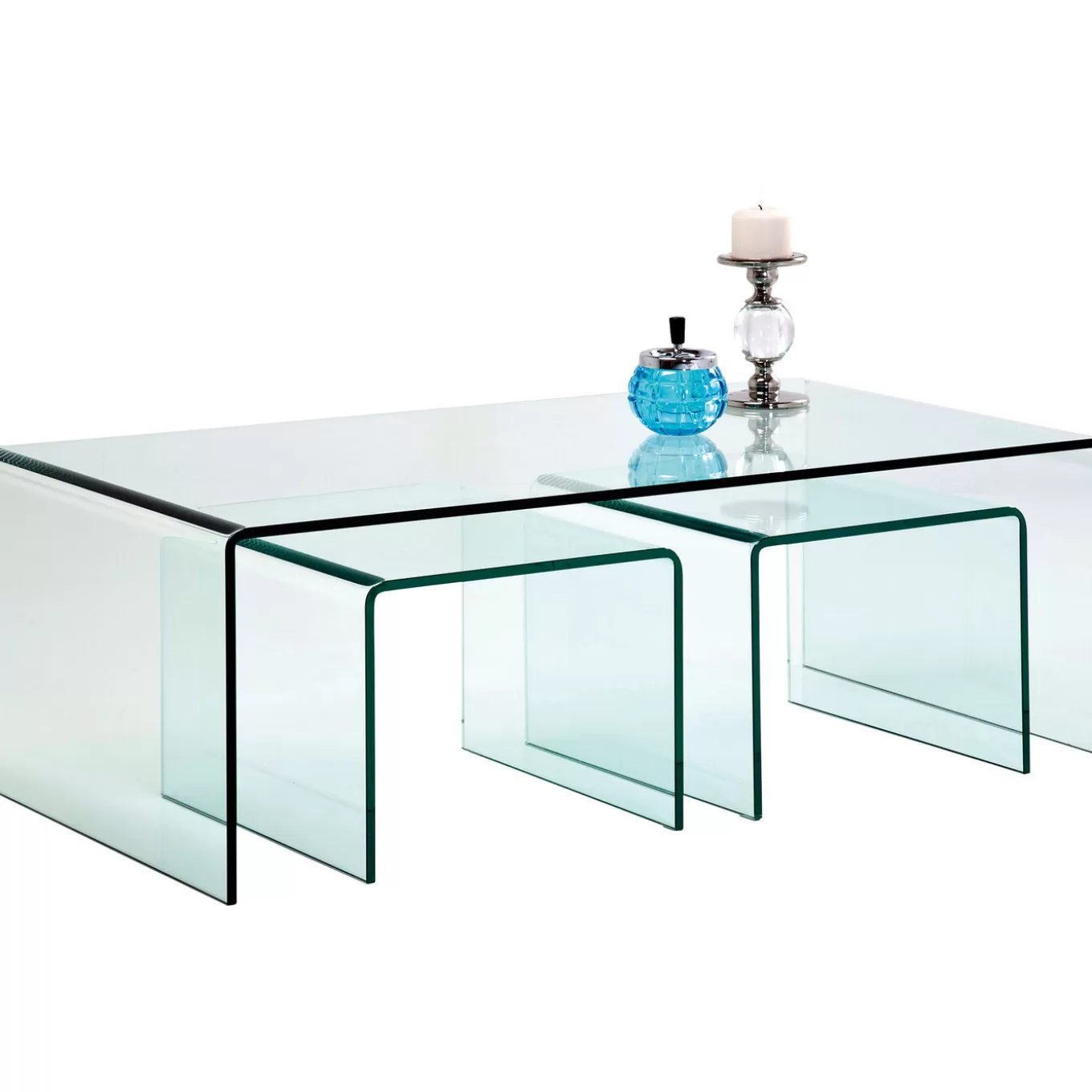 Coffee Table Clear Club (3/Set)^KARE Design New