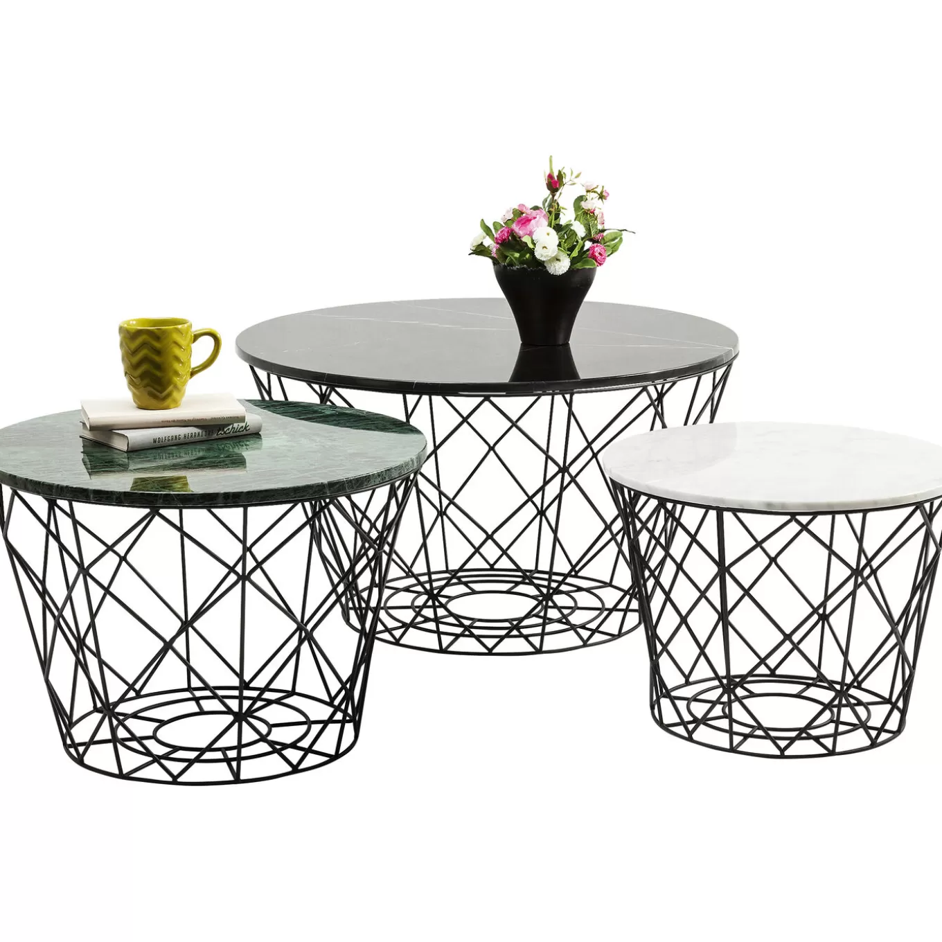 Coffee Table East Coast Round (3/Set)^KARE Design New